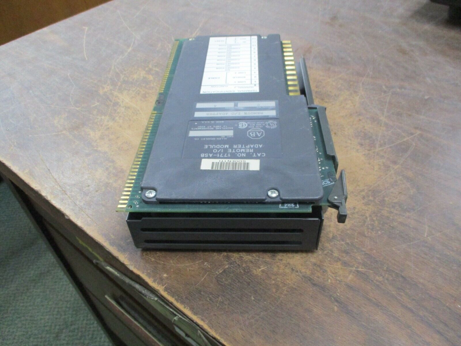 Allen-Bradley Remote I/O Adapter Module 1771-ASB Ser. A F/W Rev. C Used