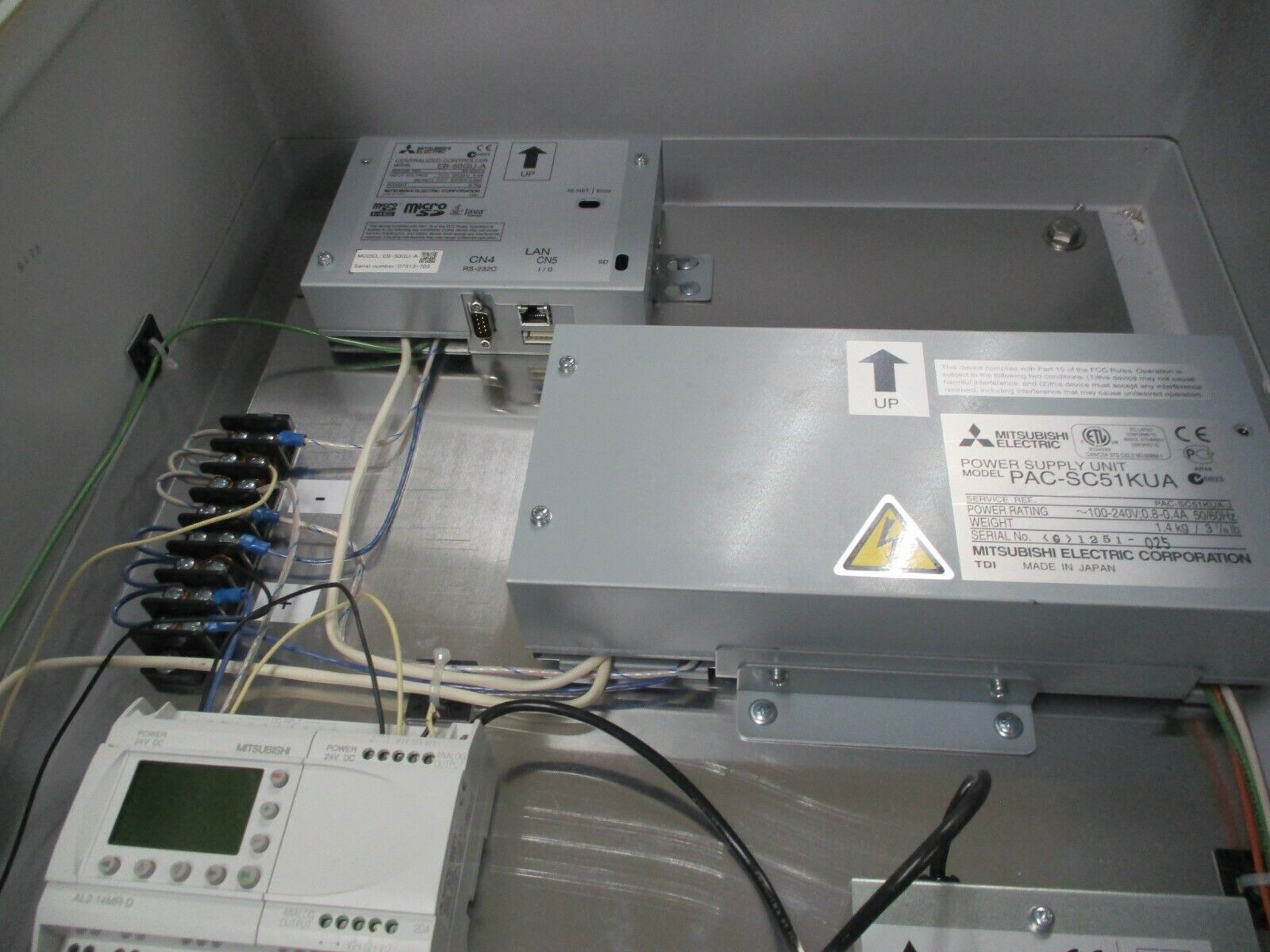 Mitsubishi HVAC Centralized Controller Package EB-50GU-A Type 3R,4X,12 Enclosure