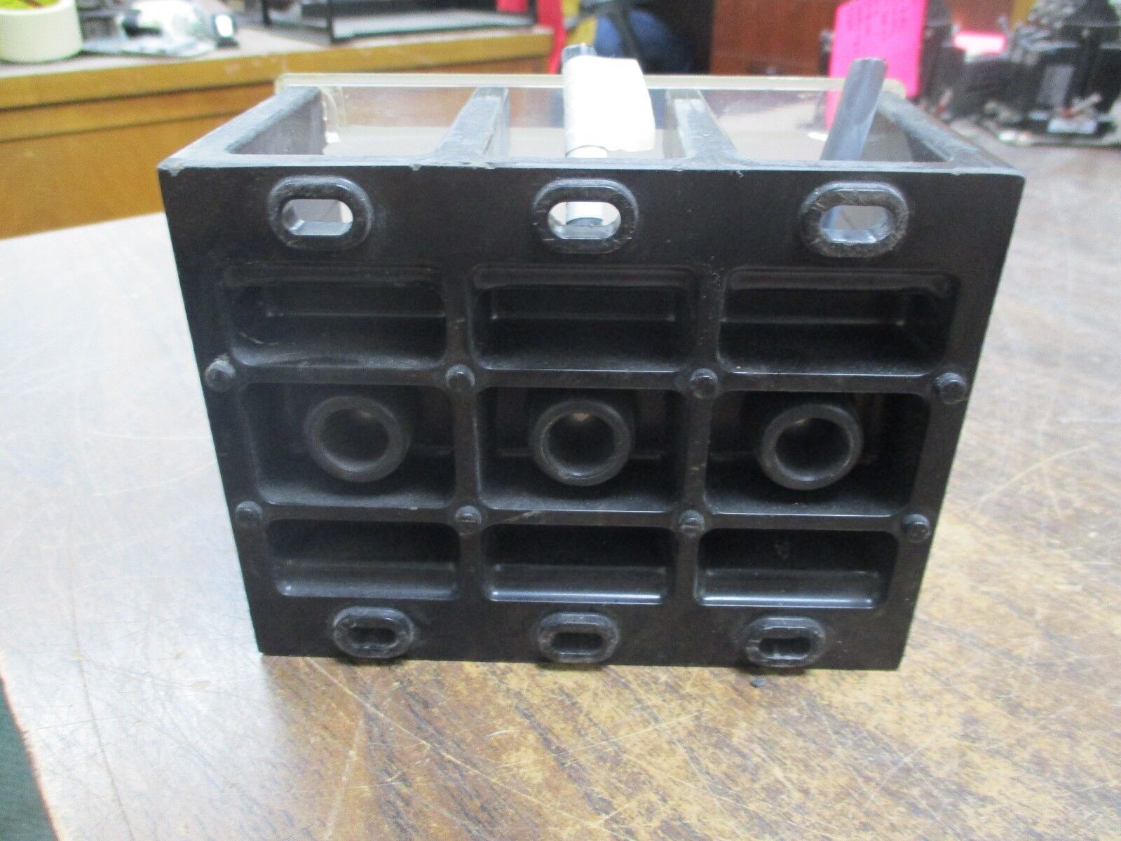 Buss Power Distribution Block 16321-3 Line 2/0-#14 Load(6) #4-#14 175A 600V Used