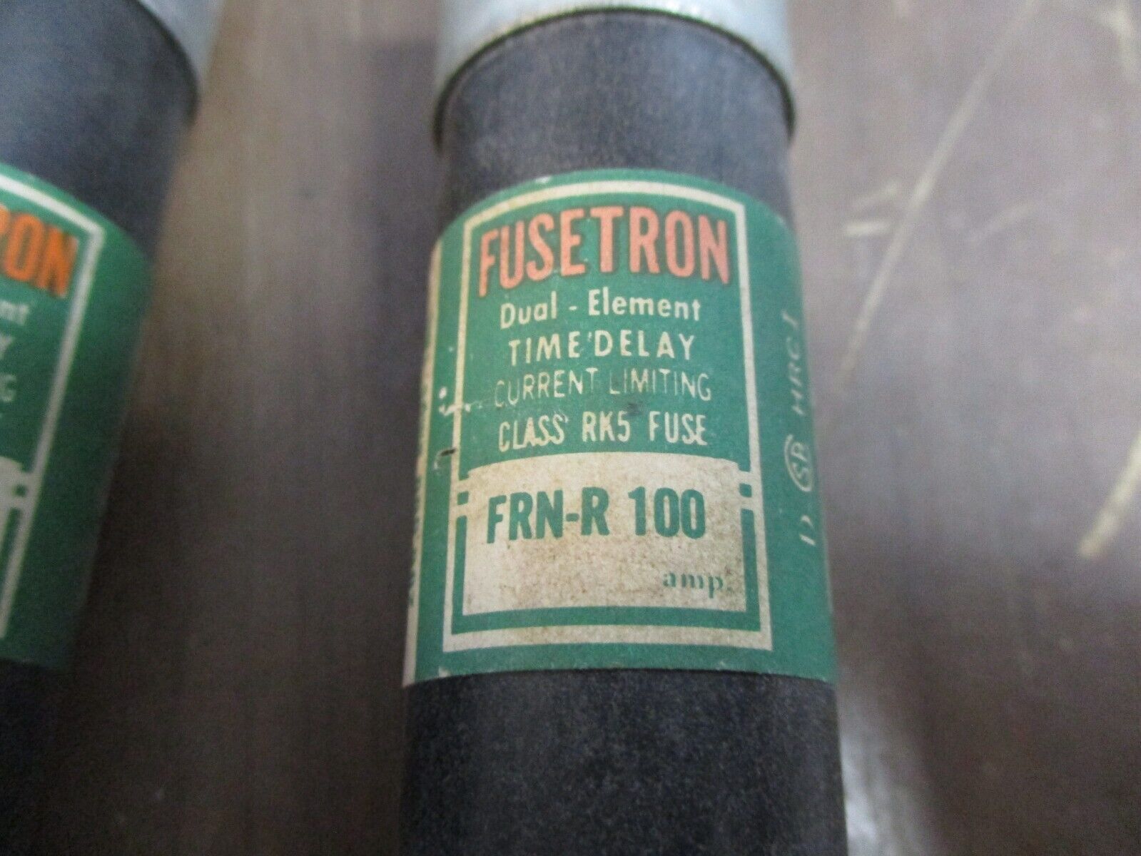 Bussmann Fusetron Fuse FRN-R 100 100A 250V *Lot of 2* Used