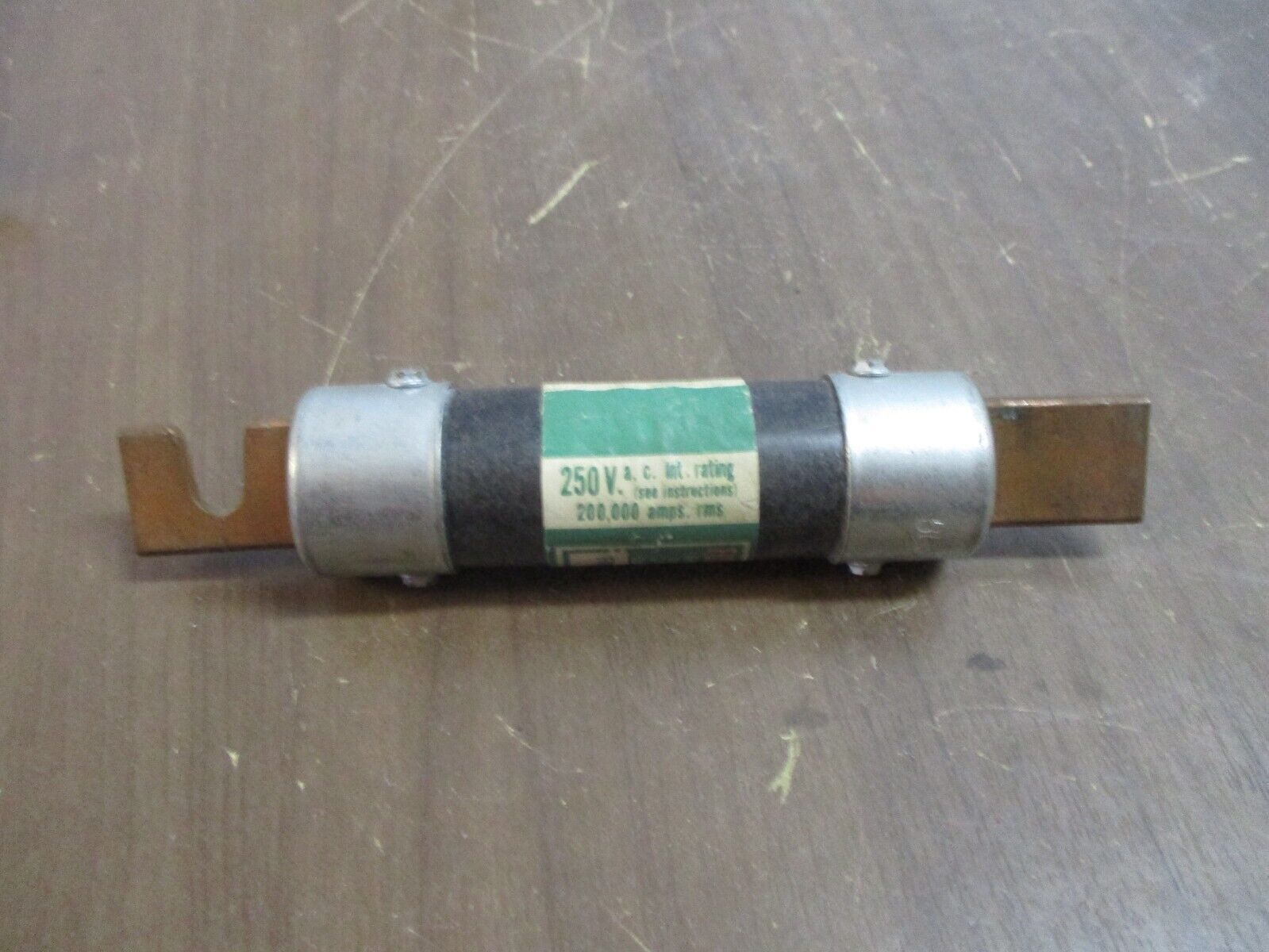 Bussmann Fusetron Fuse FRN-R 100 100A 250V *Lot of 2* Used