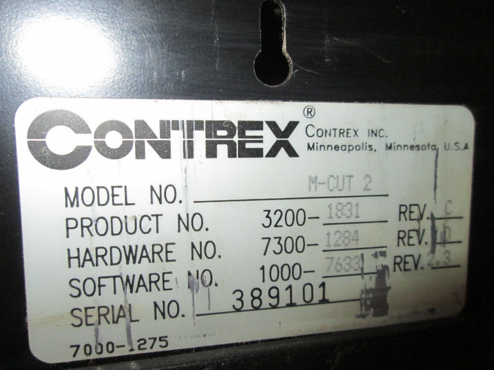 Contrex Motion Control Module M-CUT 2 3200-1831 Rev. C Used
