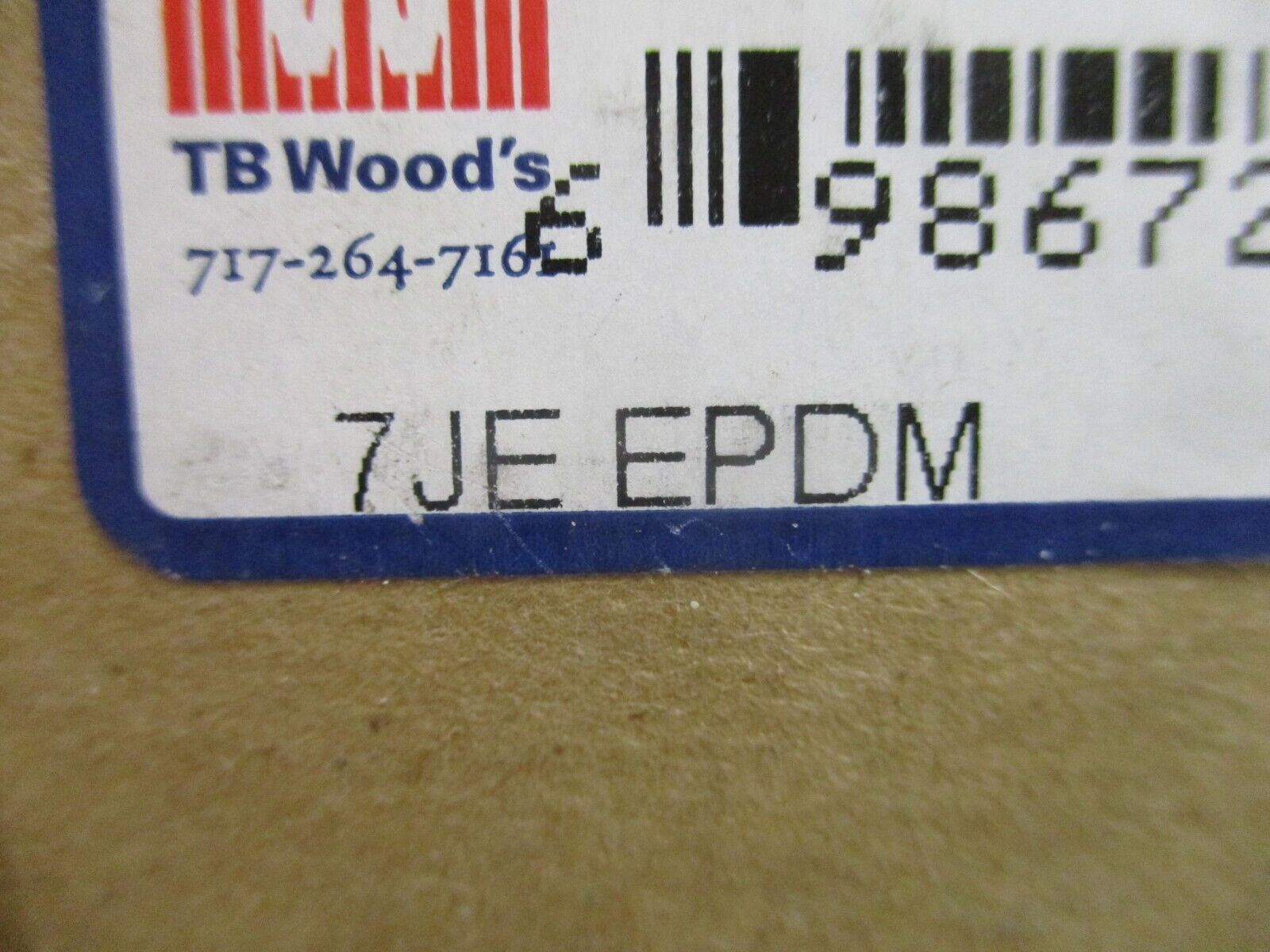 TB Woods Sure-Flex Plus Sleeve 7JE EPDM New Surplus