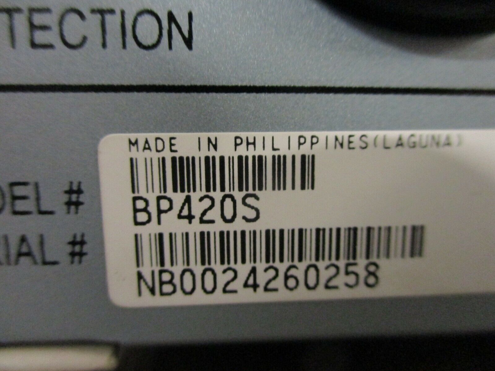 APC Back-Ups Pro Battery Backup BP420S Input: 120V 50-60Hz 10A Output: 10A Used
