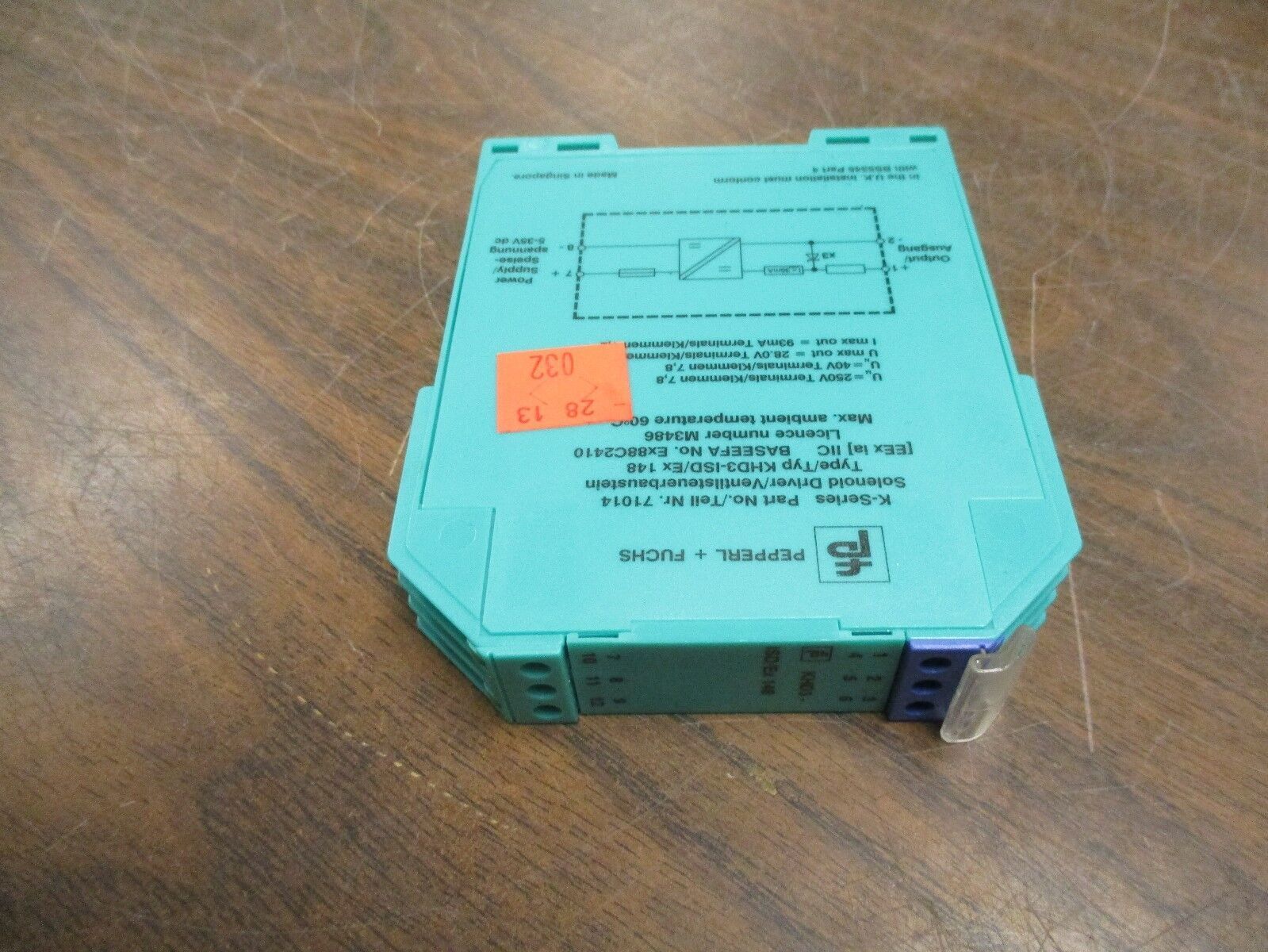 Pepperl+Fuchs KHD3-ISD/EX 148 Solenoid Driver 71014 Used