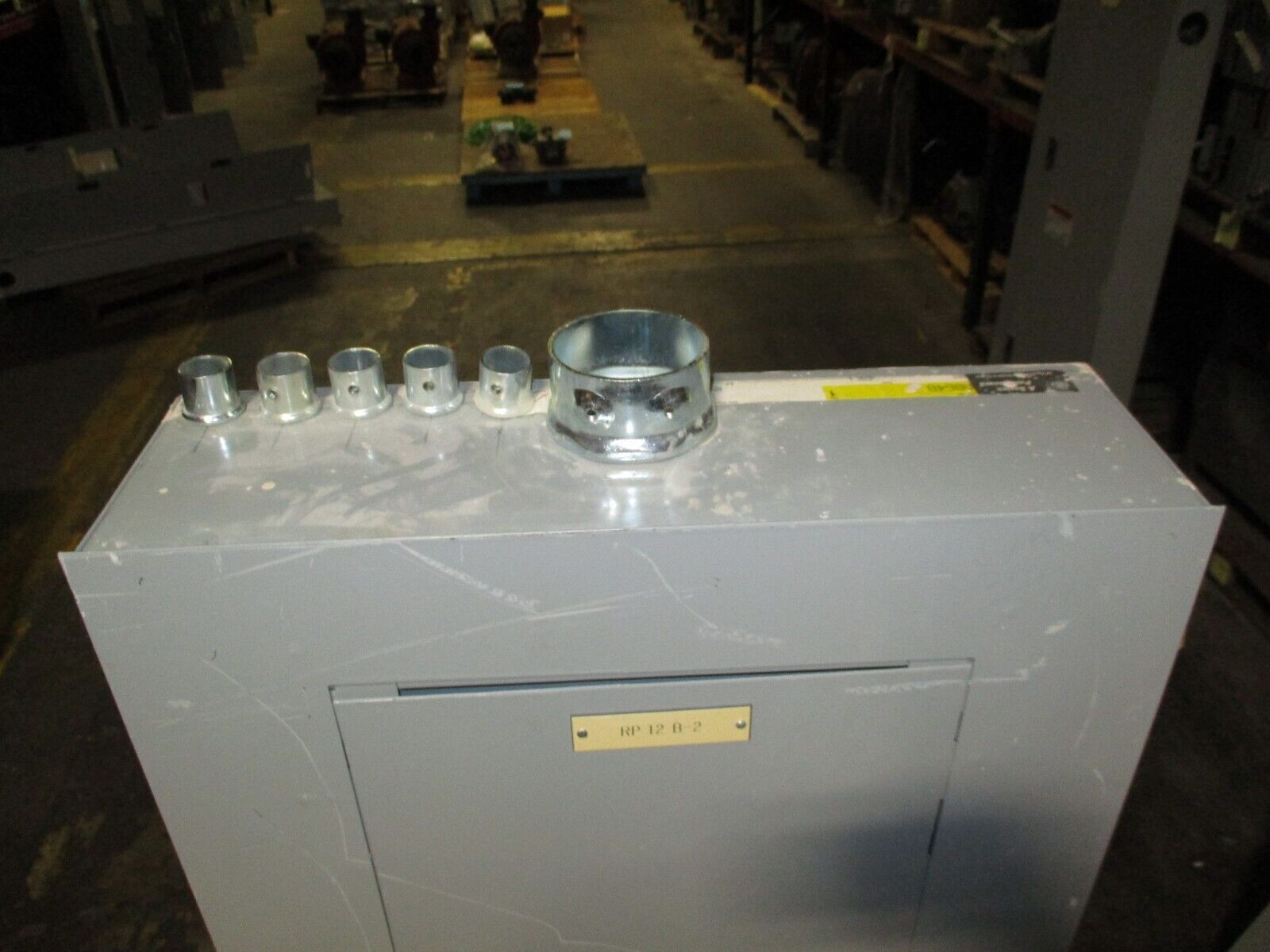 GE Main Lug Breaker Panel AQF3422MTX 225A Max 208/120V 3Ph 4W 42-Slot Used