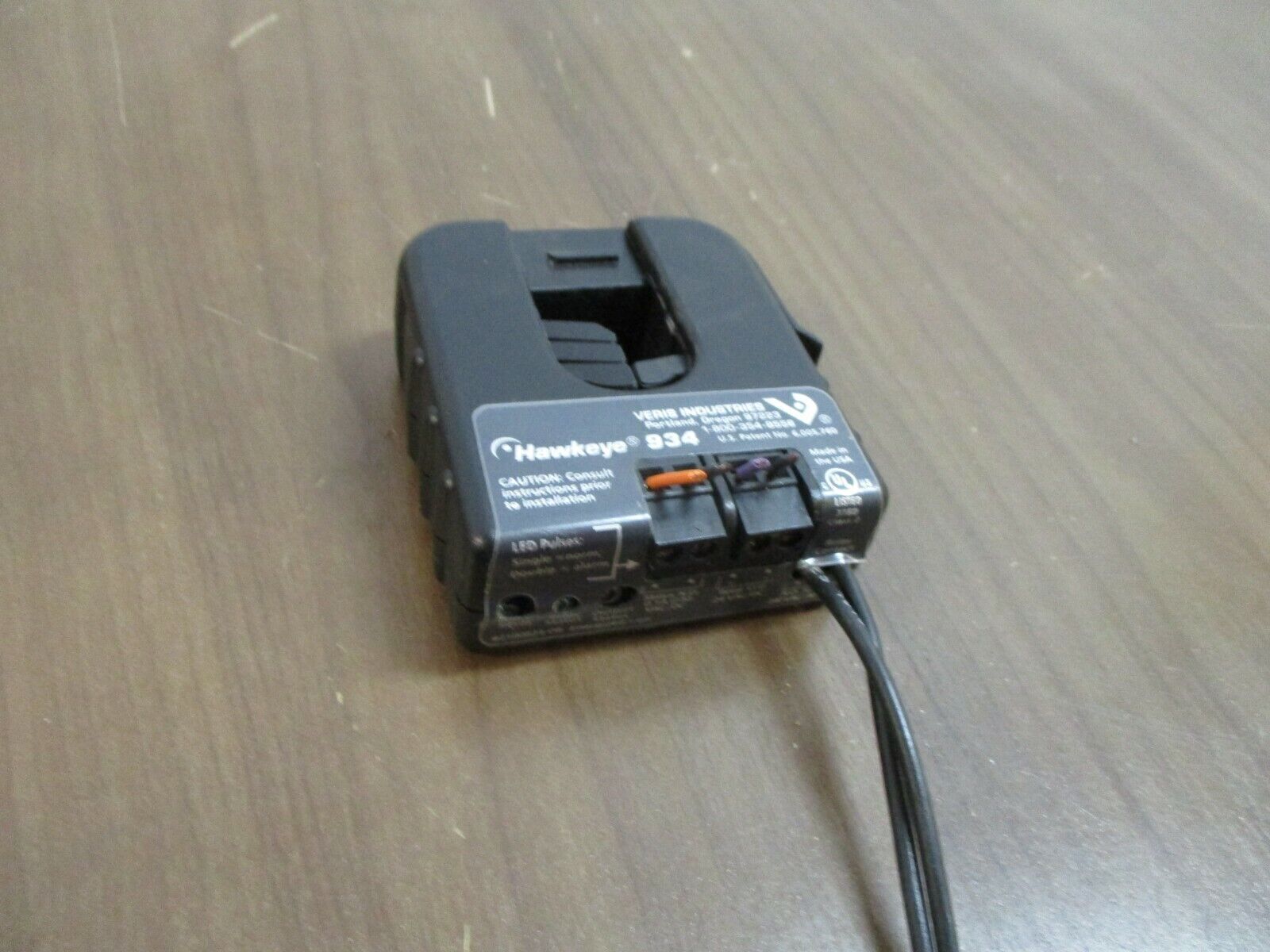 Veris Hawkeye Current Sensor 934 Relay Coil: 24V Used