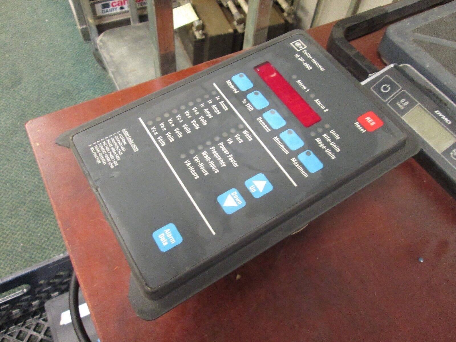 Cutler-Hammer IQ DP-4000 Control Panel 4D13110G01 w/ 3-Phase Power Supply Used