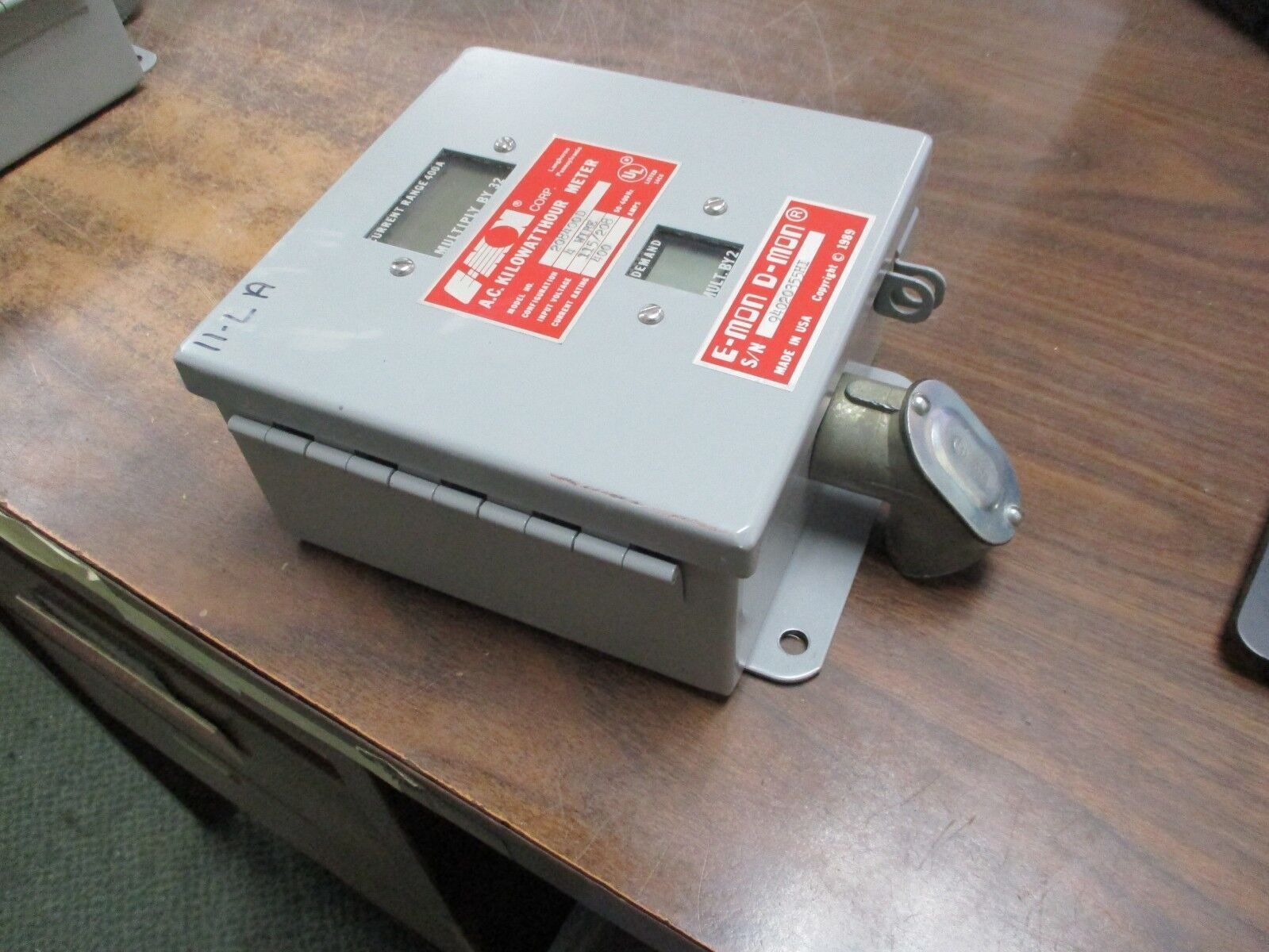 E-Mon AC KWH Meter 208400D 115/208V 50-400Hz 400A 4W Used