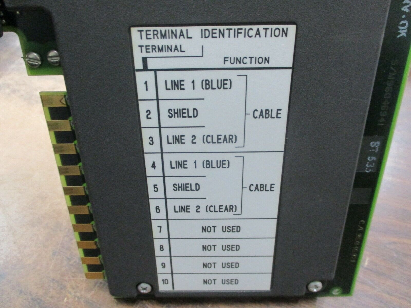 Allen-Bradley Fiber Optic Converter 1771-AF *No Terminal Strip* Used
