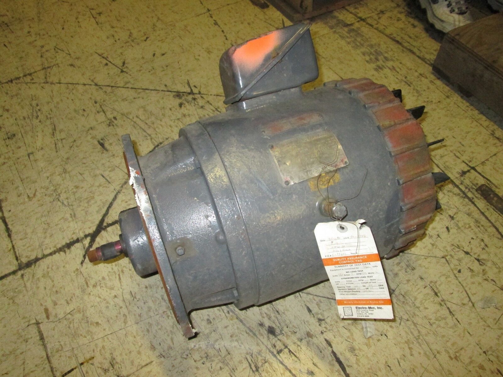 Link Belt Motor 5K4256Y2LB5 10HP 256Y Frame 1760 RPM's 220/440V 27/13.5A