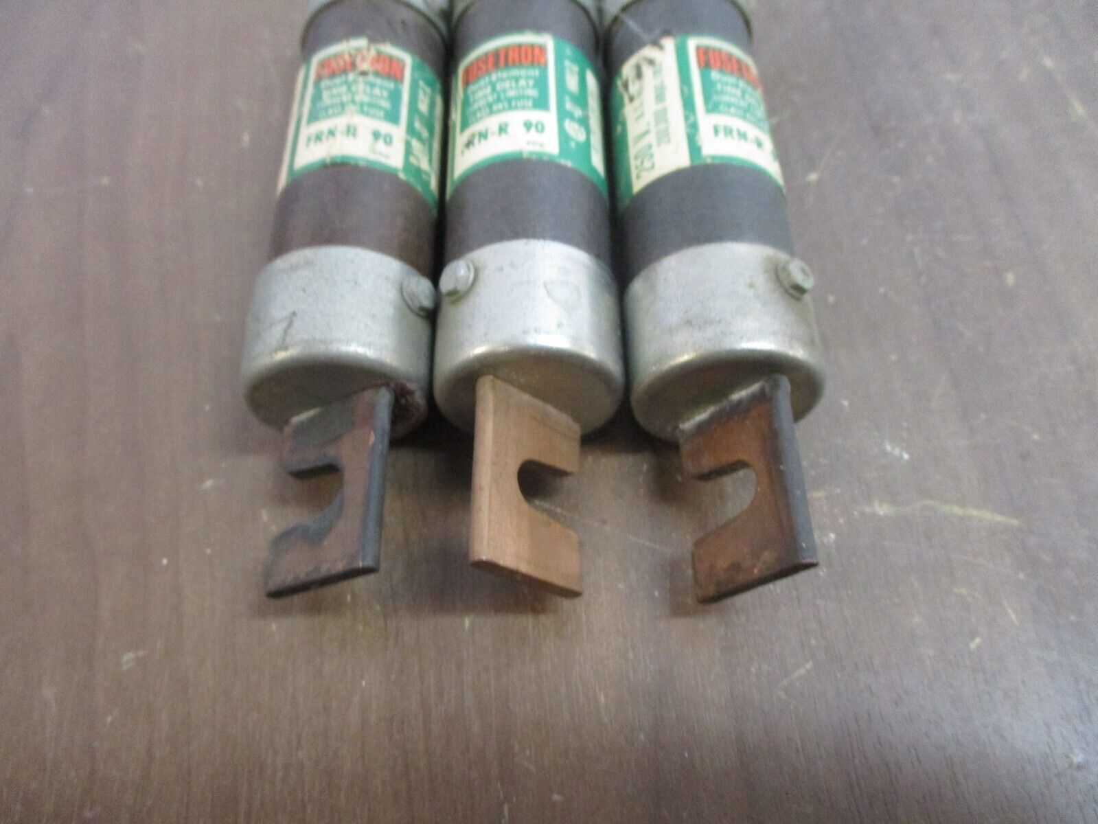 Bussmann Fusetron Fuse FRN-R 90 90A 250V *Lot of 3* Used
