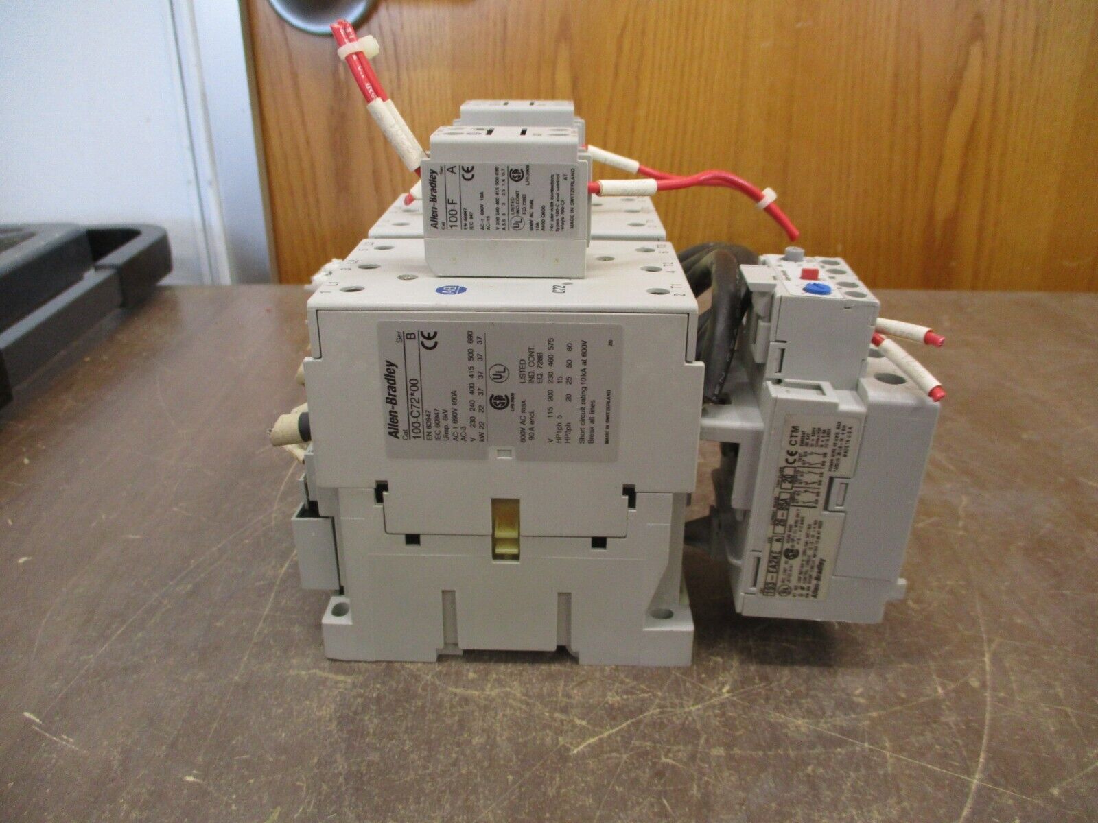 Allen-Bradley Reversing Starter 100-C72*00 / 193-EA2KE 120V Coil Trip: 26-85A
