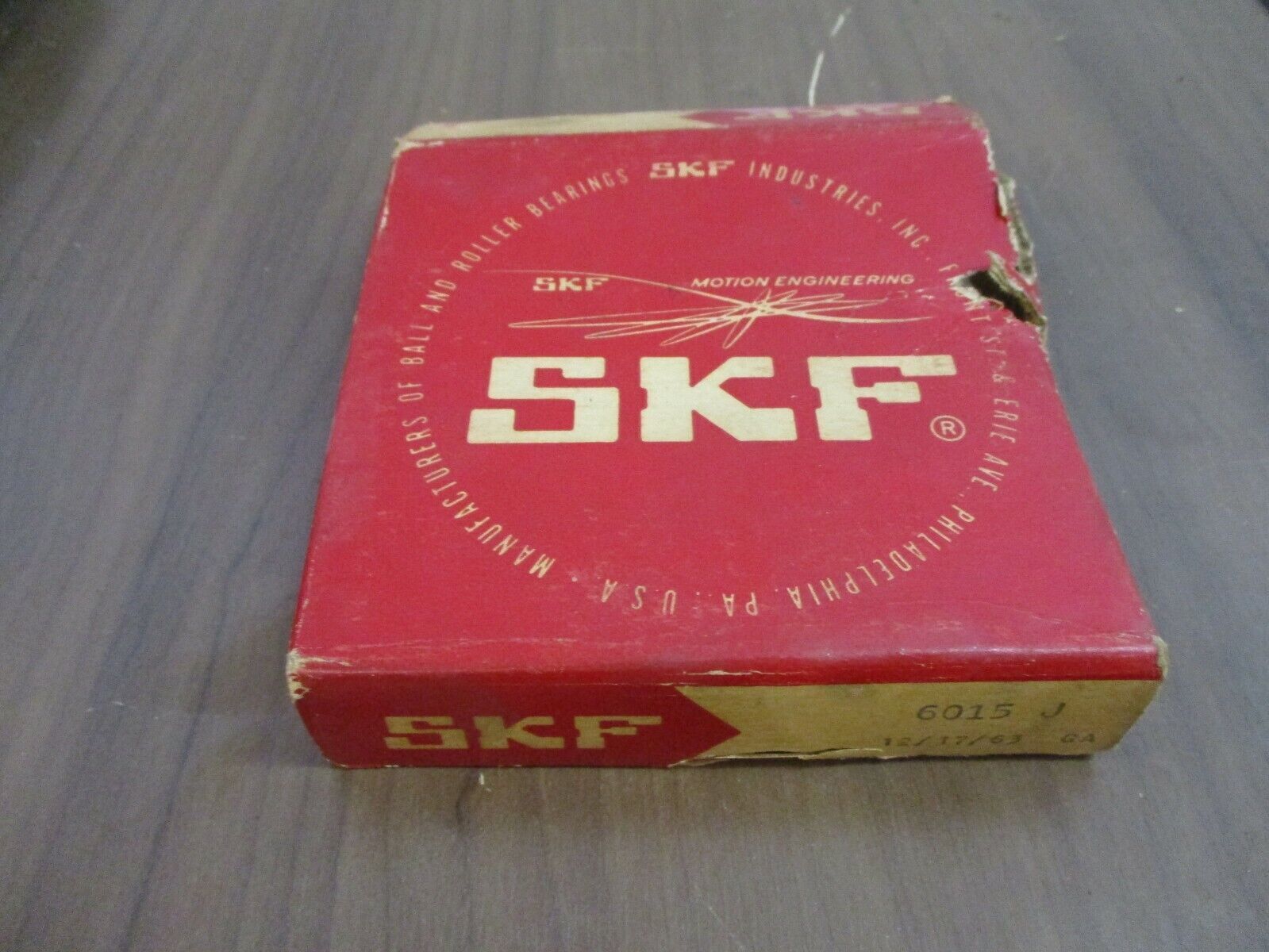 SKF Bearing 6015 J New Surplus