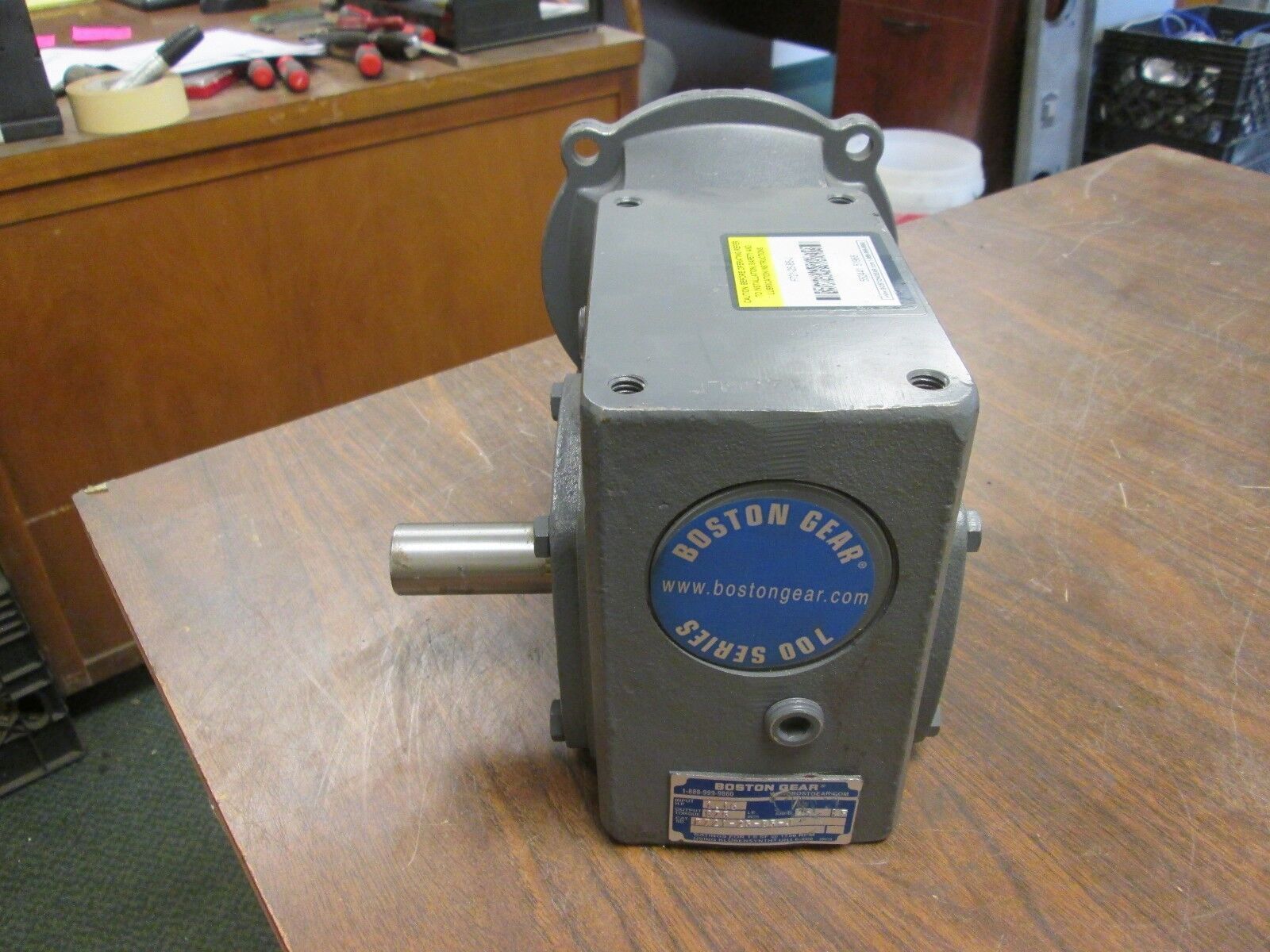 Boston Gear Reducer F721-25-B5-J Ratio 25:1 1.16 HP IN 875 LB-IN Torque Out