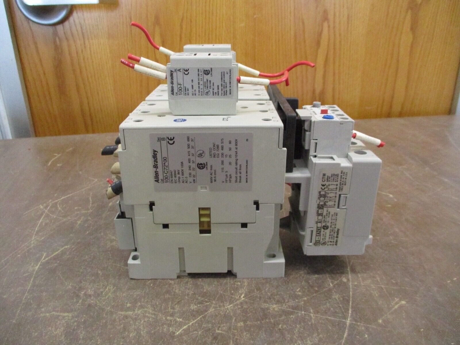 Allen-Bradley Reversing Starter 100-C72*00 / 193-EA2KE 120V Coil Trip: 26-85A