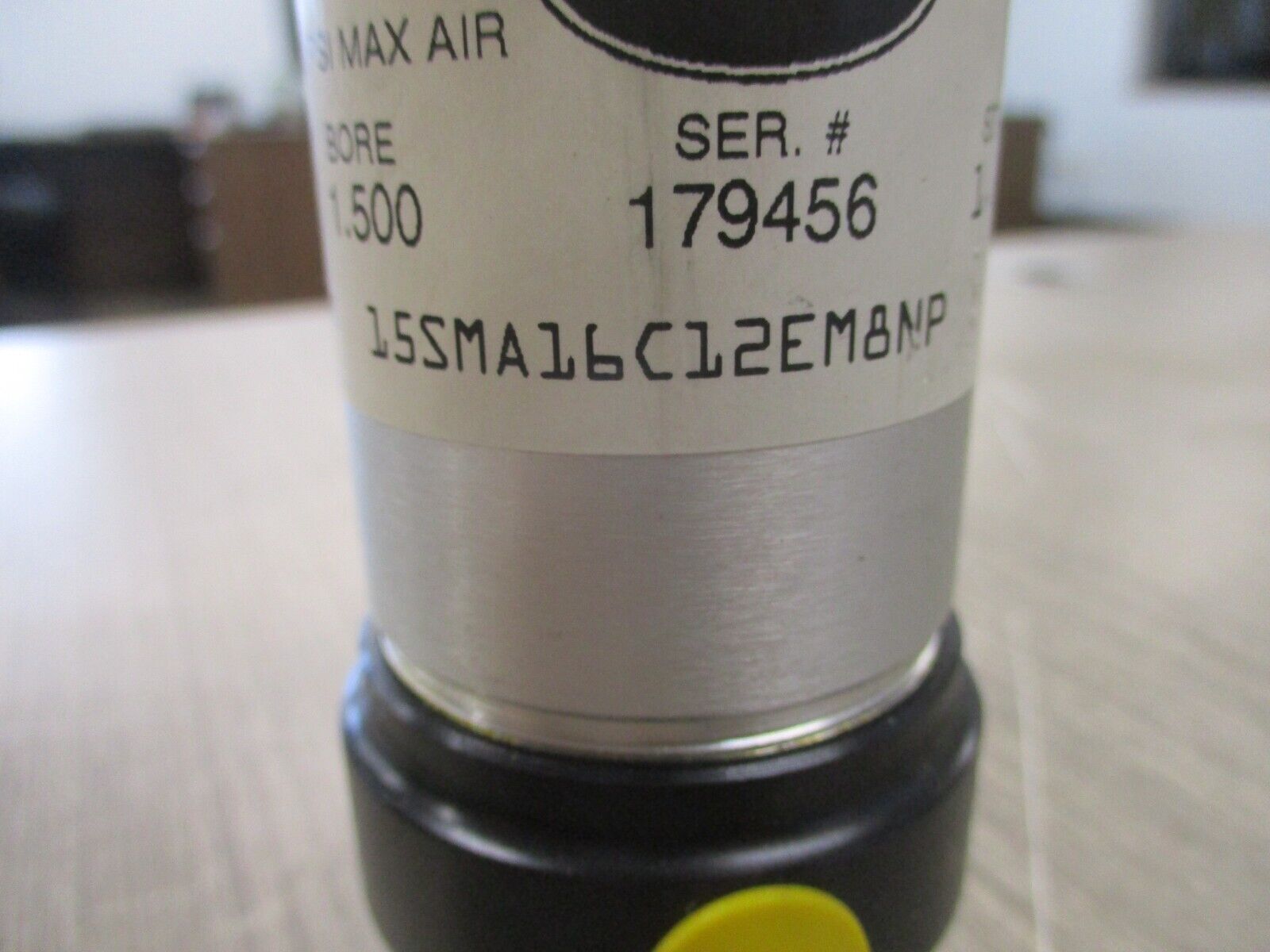 Aurora Pneumatic Air Cylinder 15SMA16C12EM8NP 200 PSI Max Used