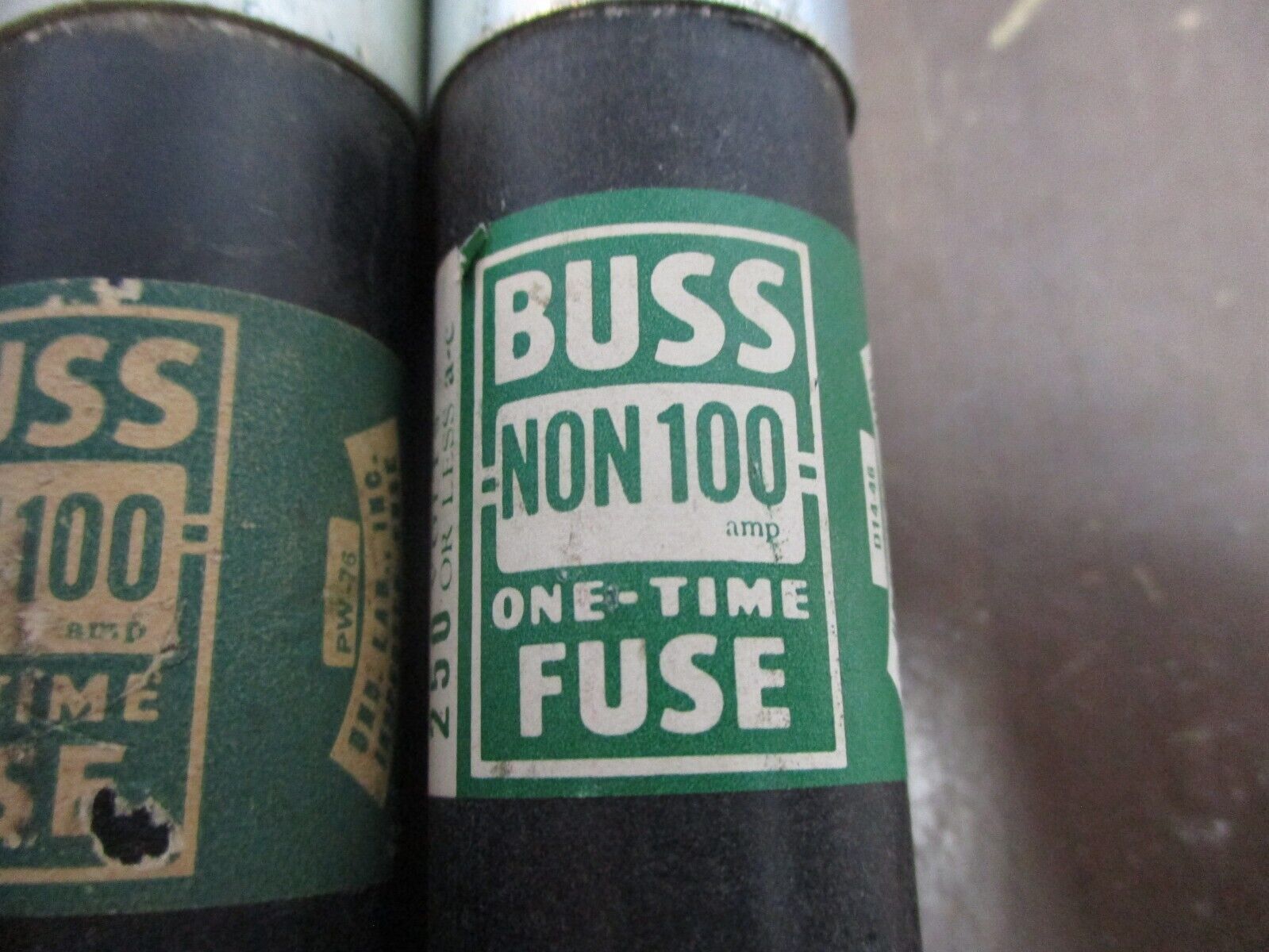 Buss Fuse NON100 100A 250V *Lot of 2* Used
