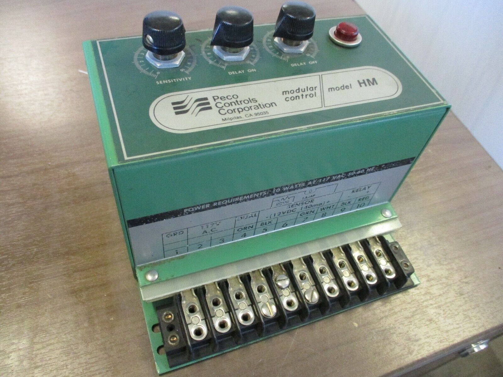 Peco HM ON/OFF Delay Module C3005-4413 Used