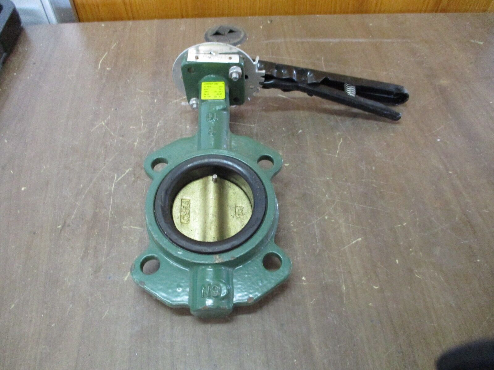 Center Line Butterfly Valve Series 200 Size: 3" 200 PSI Body: D.I. Disc: AL BRZ