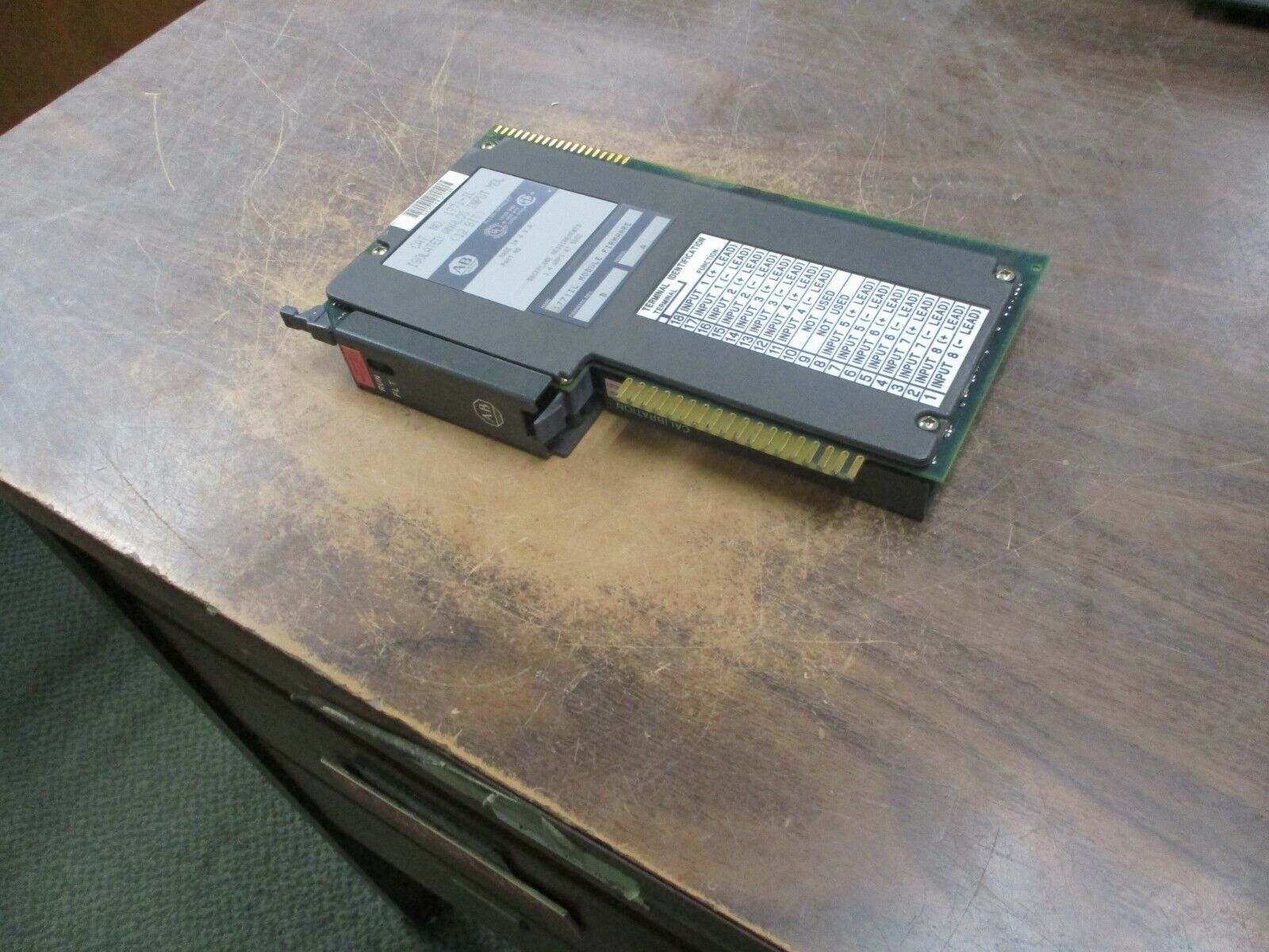Allen-Bradley 12-Bit Isolated Analog Input Module 1771-IL Ser. A F/W Rev. B Used