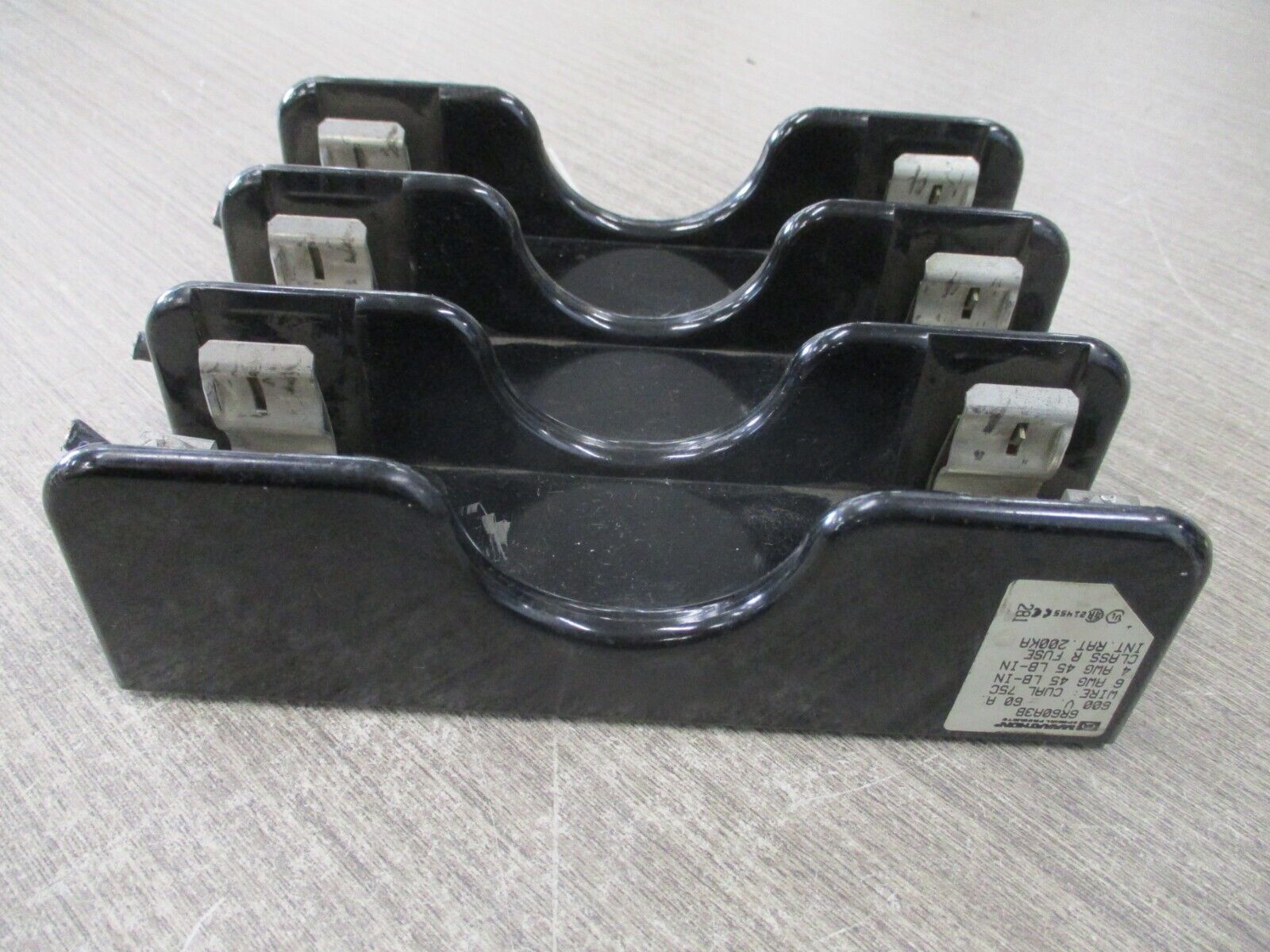 Marathon Fuse Holder 6R60A3B 60 A 600V 3P Used