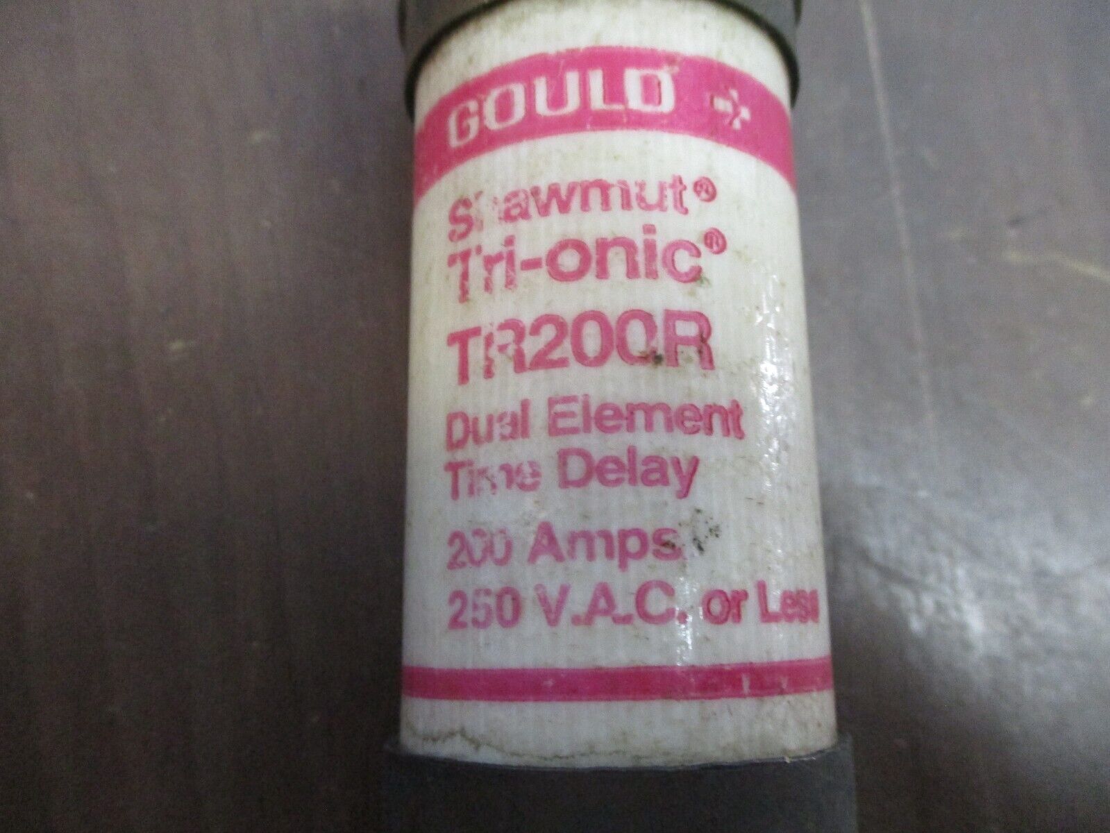 Gould Shawmut Tri-Onic Fuse TR200R 200A 250V Used