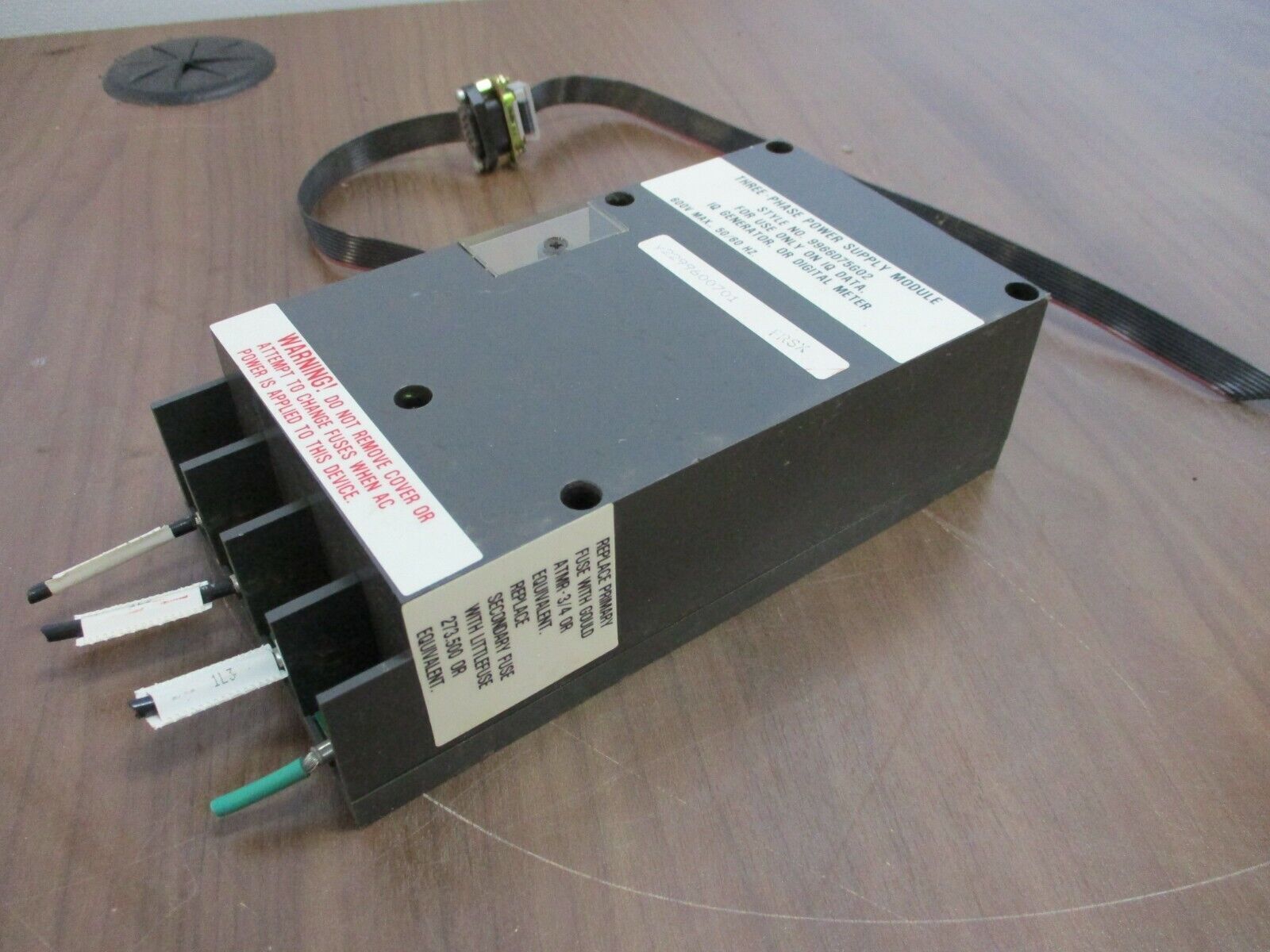Westinghouse, 3Ph Power Supply, Part #: 9966D75G02 600V, 50/60Hz, Used