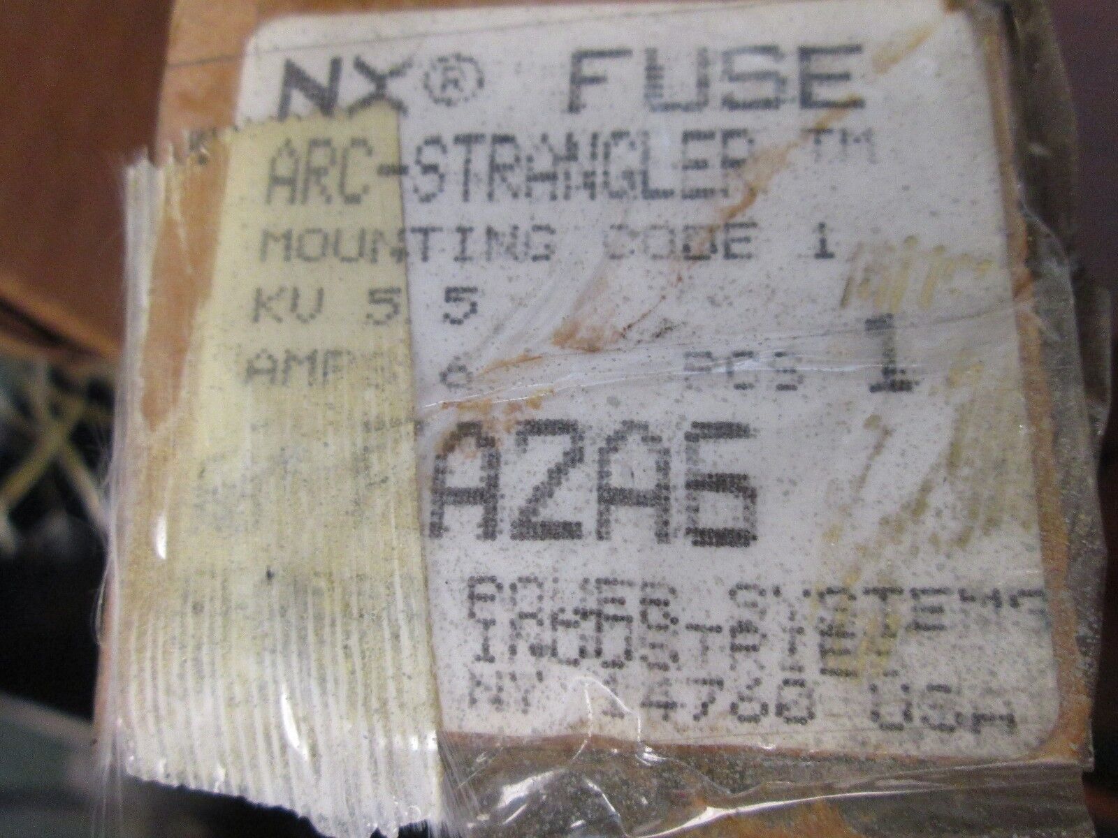 Bussmann NX Fuse FA2A6 6A 5.5KV New Surplus