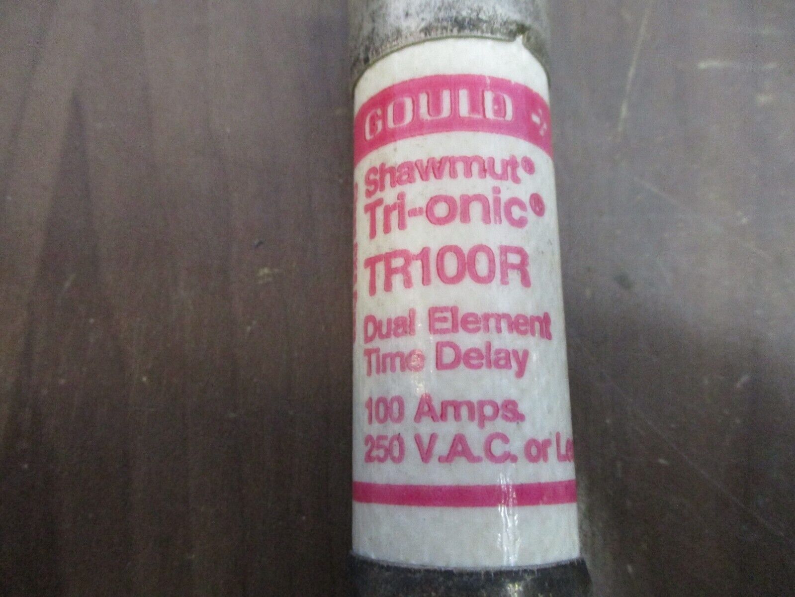 Gould Shawmut Tri-onic Fuse TR100R 100A 250V *Lot of 2* Used