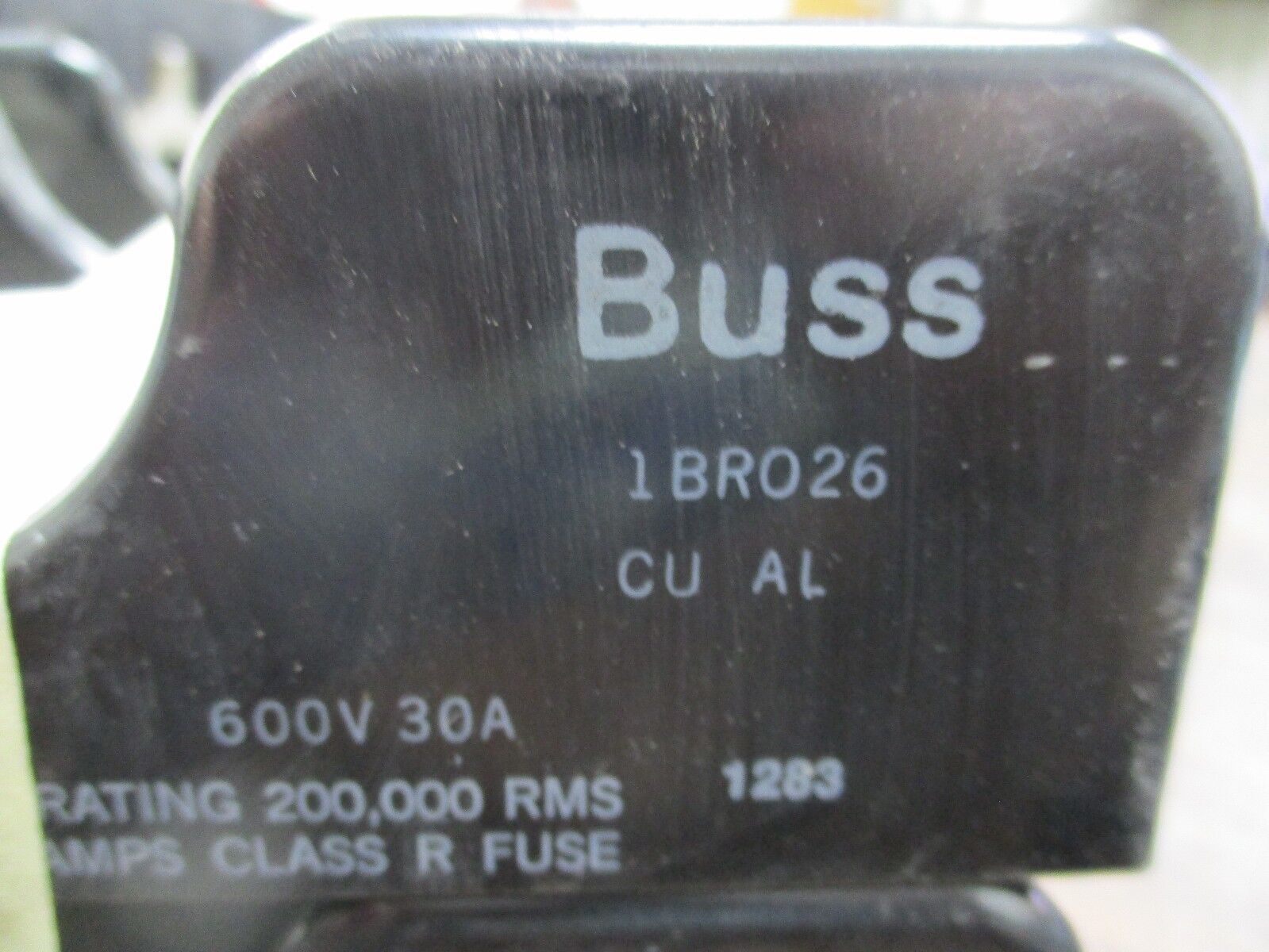 Buss Fuseholder 1BR026 600V 30A 3P *Lot of 2* Used