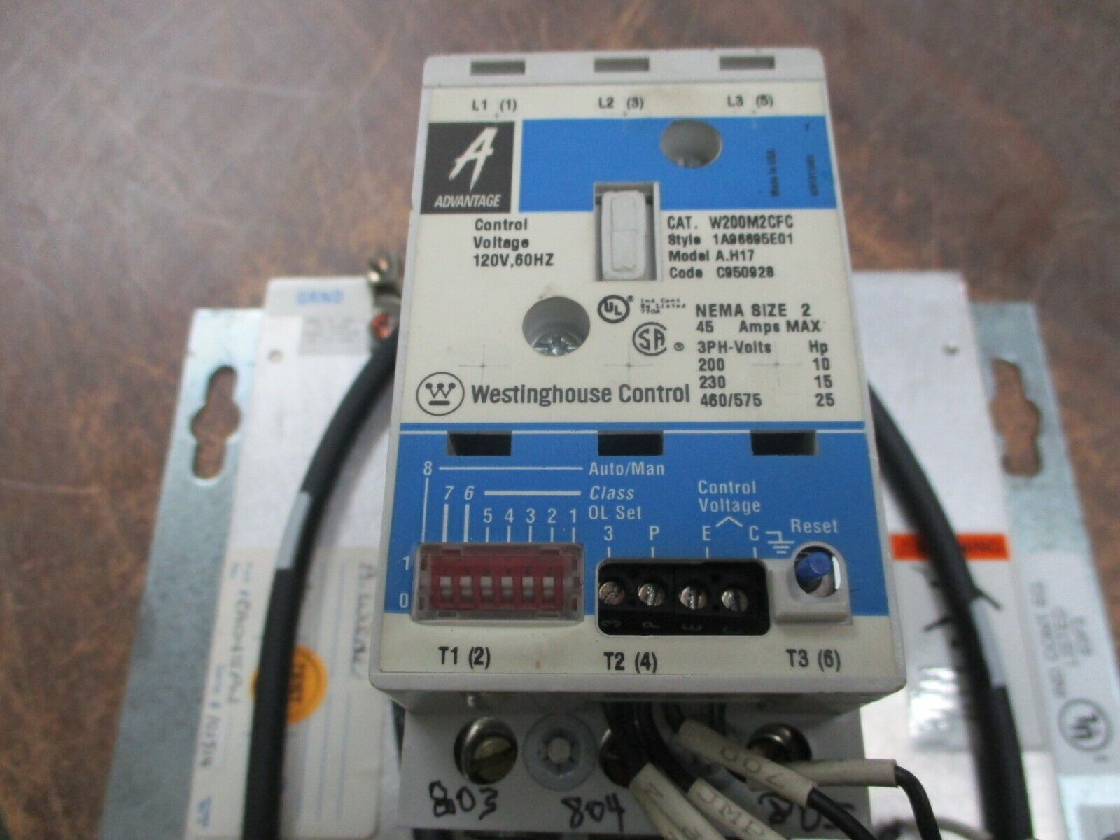 Eaton Soft Start EA045PN 25HP 200-600V 45A Used