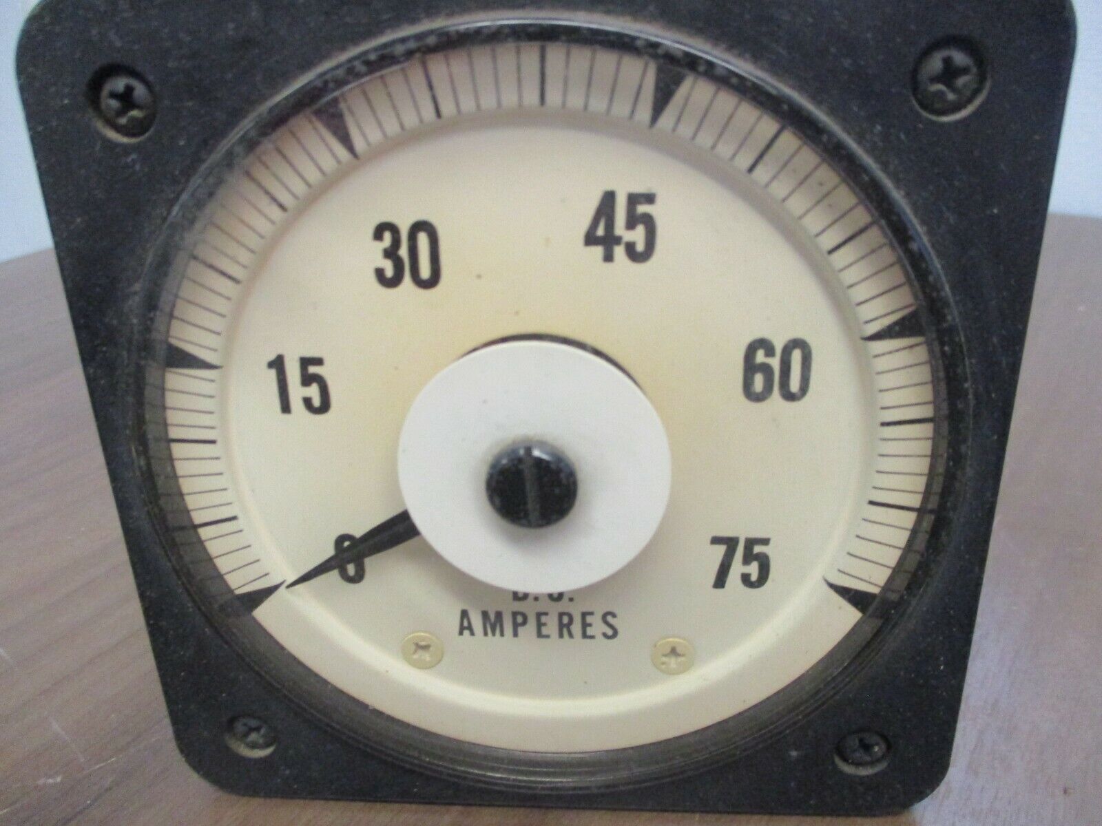 Electromagnetic Industries DC Ammeter ED1AA Range: 0-75A 50MV Used