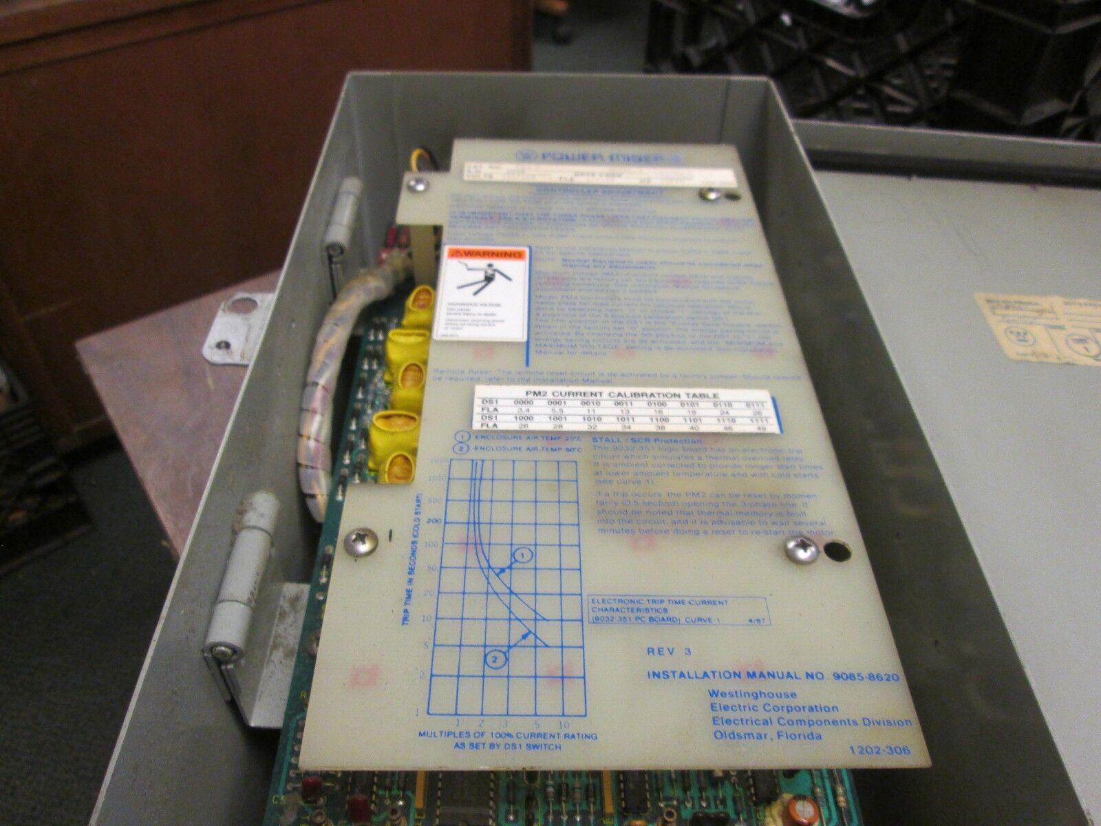 Westinghouse Power Miser 2 PM2-C 230/460V 3.7-52FLA 50/60Hz Used