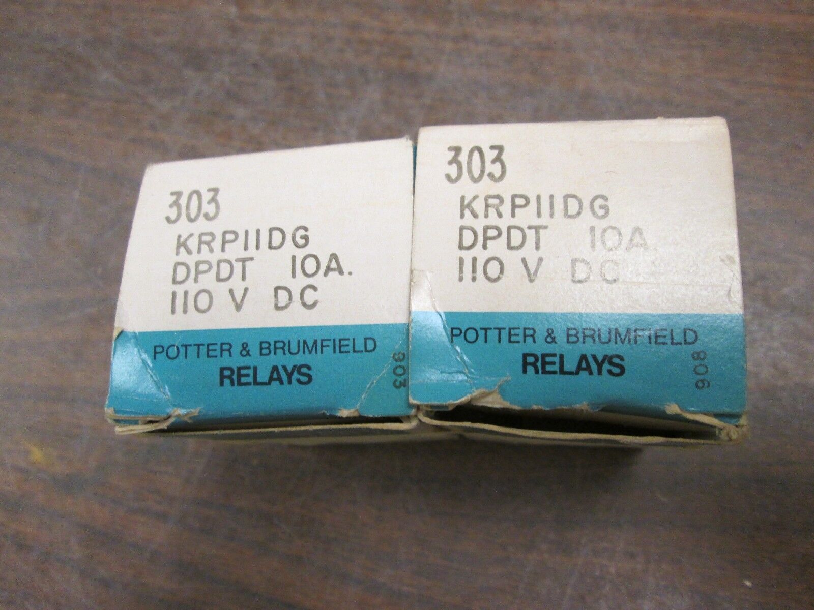 Potter & Brumfield Relay KRP11DG 10A 110VDC Lot of 2 New Surplus