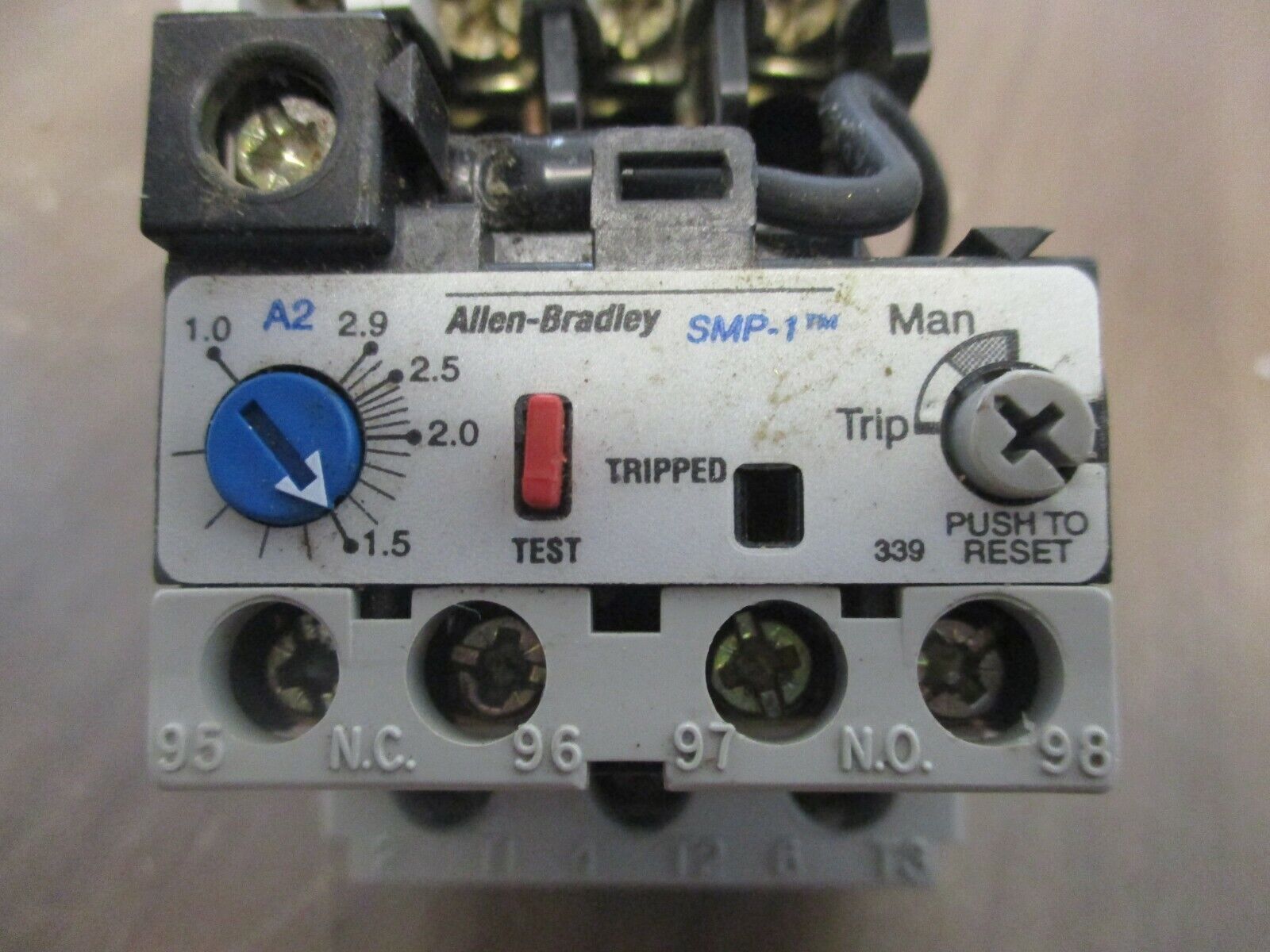 Allen-Bradley Starter 100-A09ND3/193-A1D1 120V Coil Trip: 1-2.9A 600V Used