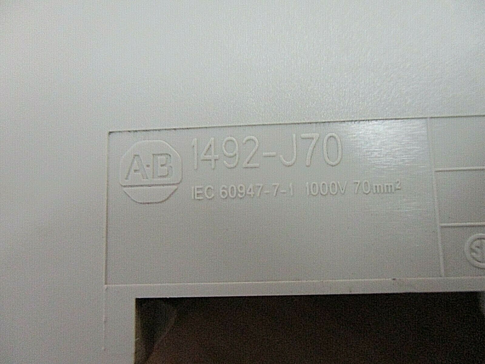 Allen-Bradley Terminal Block 1492-J70 3P 600V Used