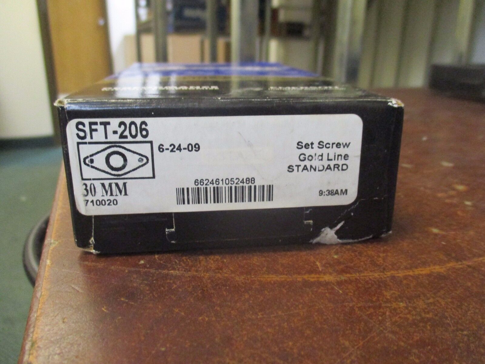 Sealmaster Gold Line Flange Ball Bearing SFT-206 Size: 30mm New Surplus