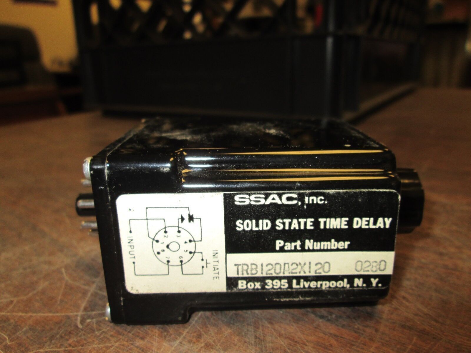 SSAC Solid State Time Delay TRB120A2X120 Range: 2-120 sec Used
