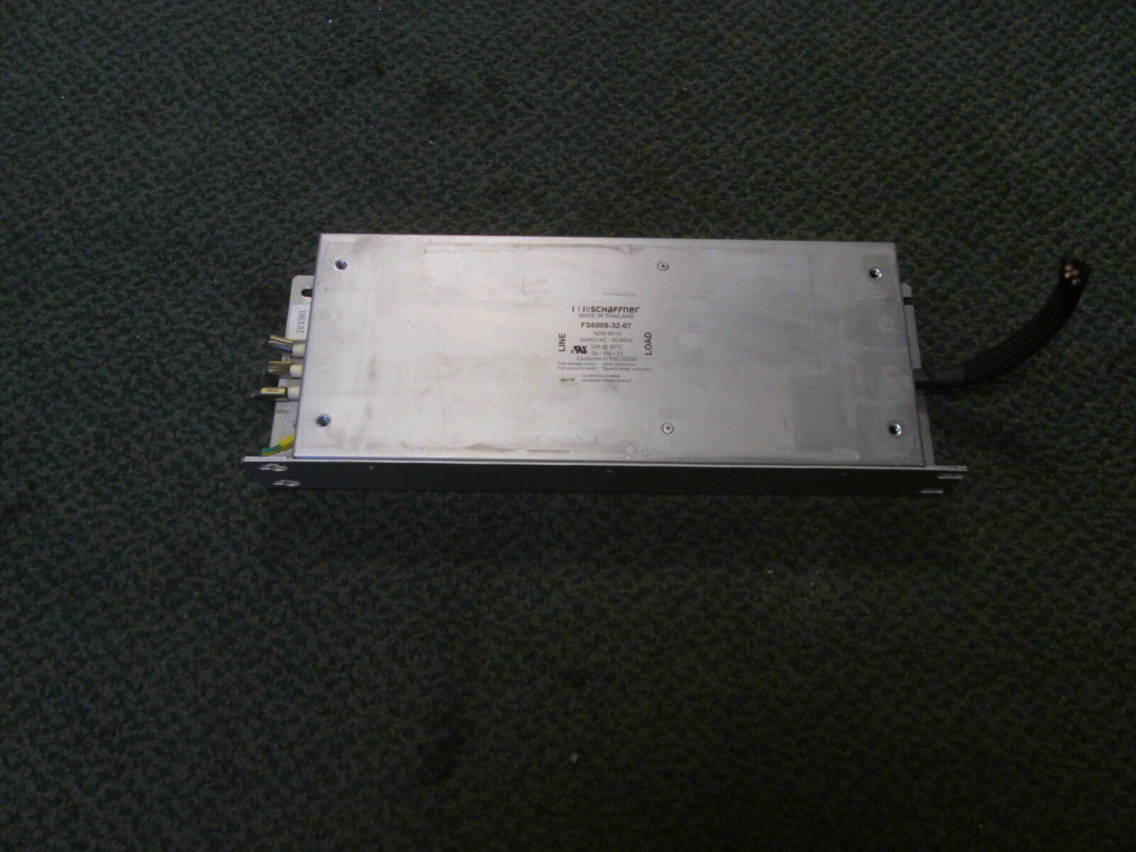 Schaffner Line Filter FS6008-32-07 480V 50/60Hz 3PH 32A Used