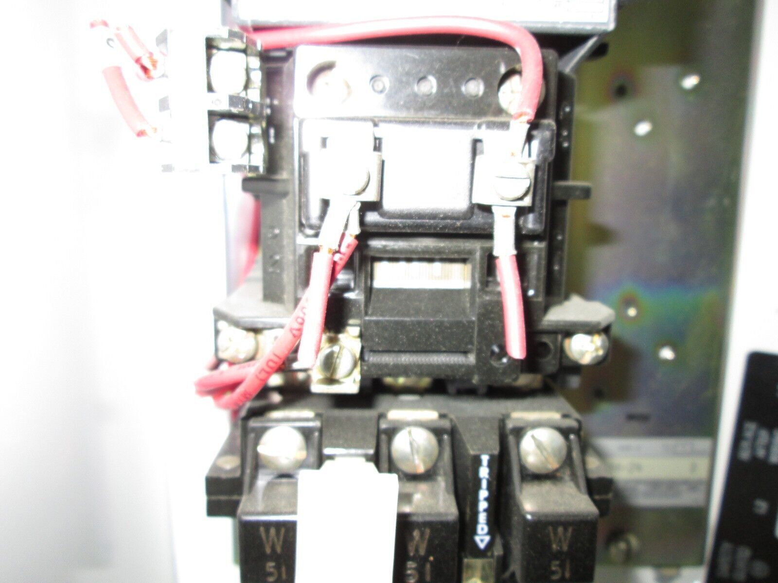 Allen-Bradley Fusible Combination 509-AOH Size 0 Coil Voltage 120V Used