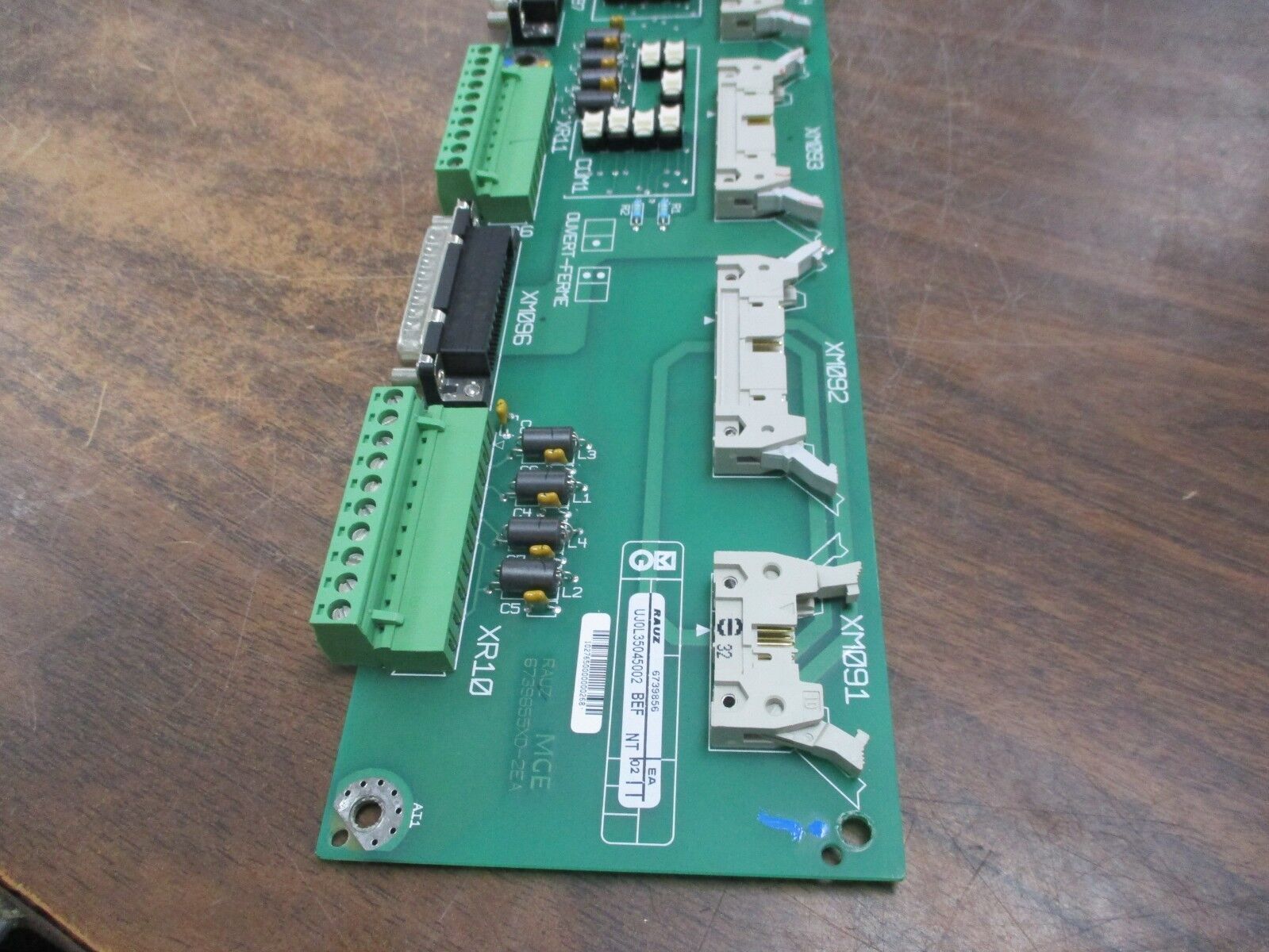 Merlin Gerin RAUZ PCB 6739856 6739855XD-2EA Used