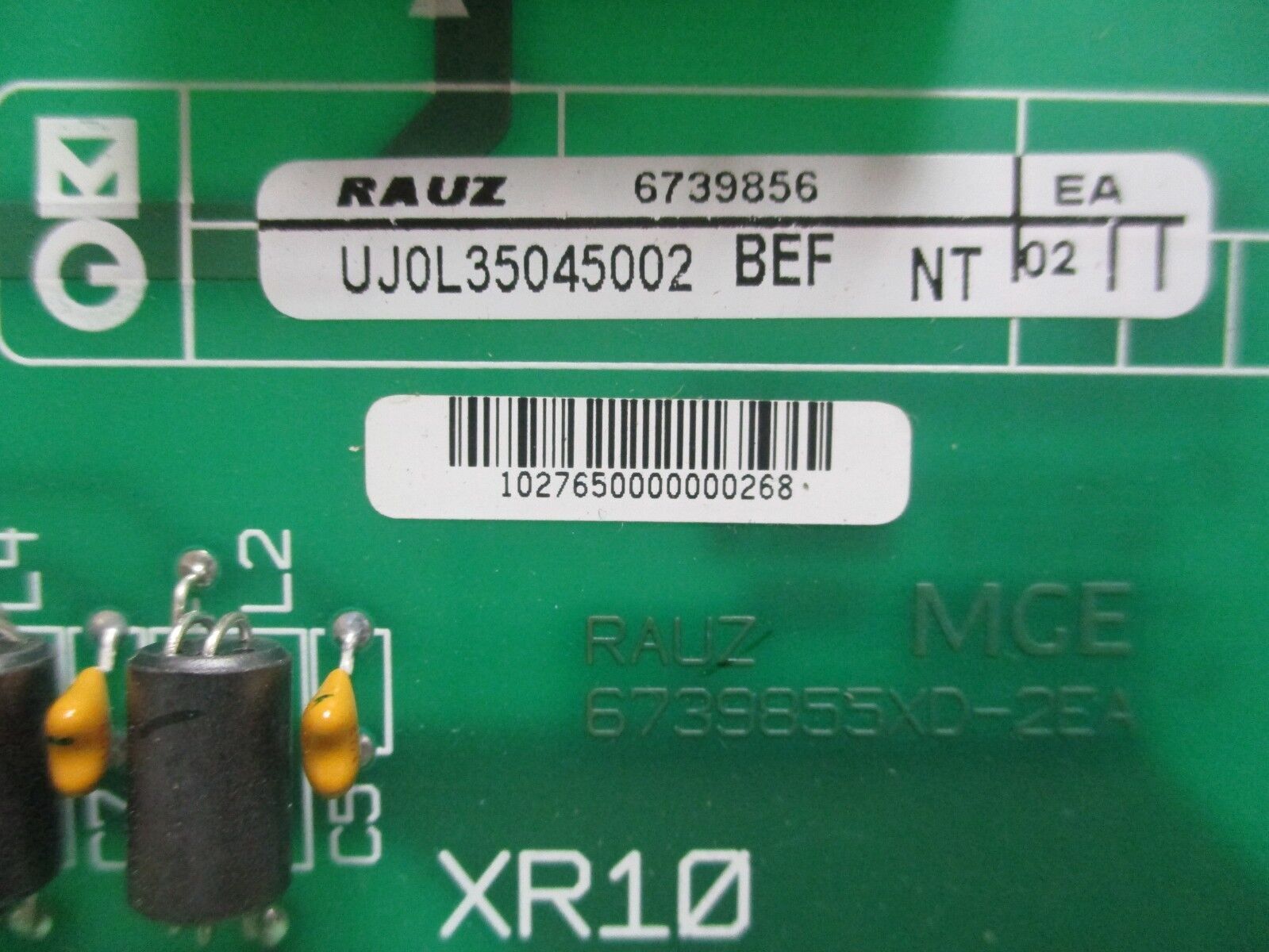 Merlin Gerin RAUZ PCB 6739856 6739855XD-2EA Used