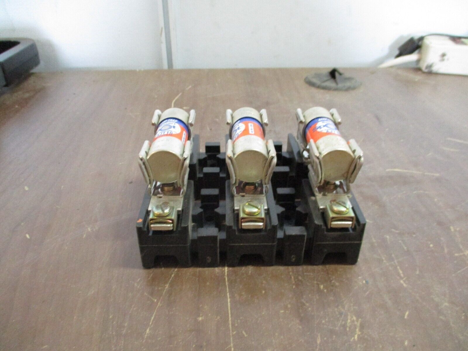 Allen-Bradley Fuse Holder 1494F-FS30 Ser. A 30A 600V 3P w/ (3) 10A Fuses Used