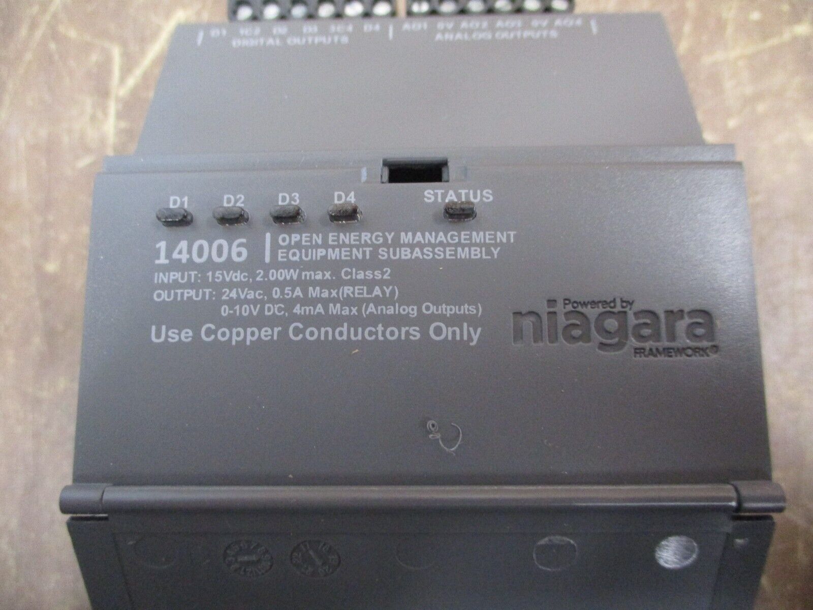 Niagara IO-R-16 I/O Module 14006 16PT Used