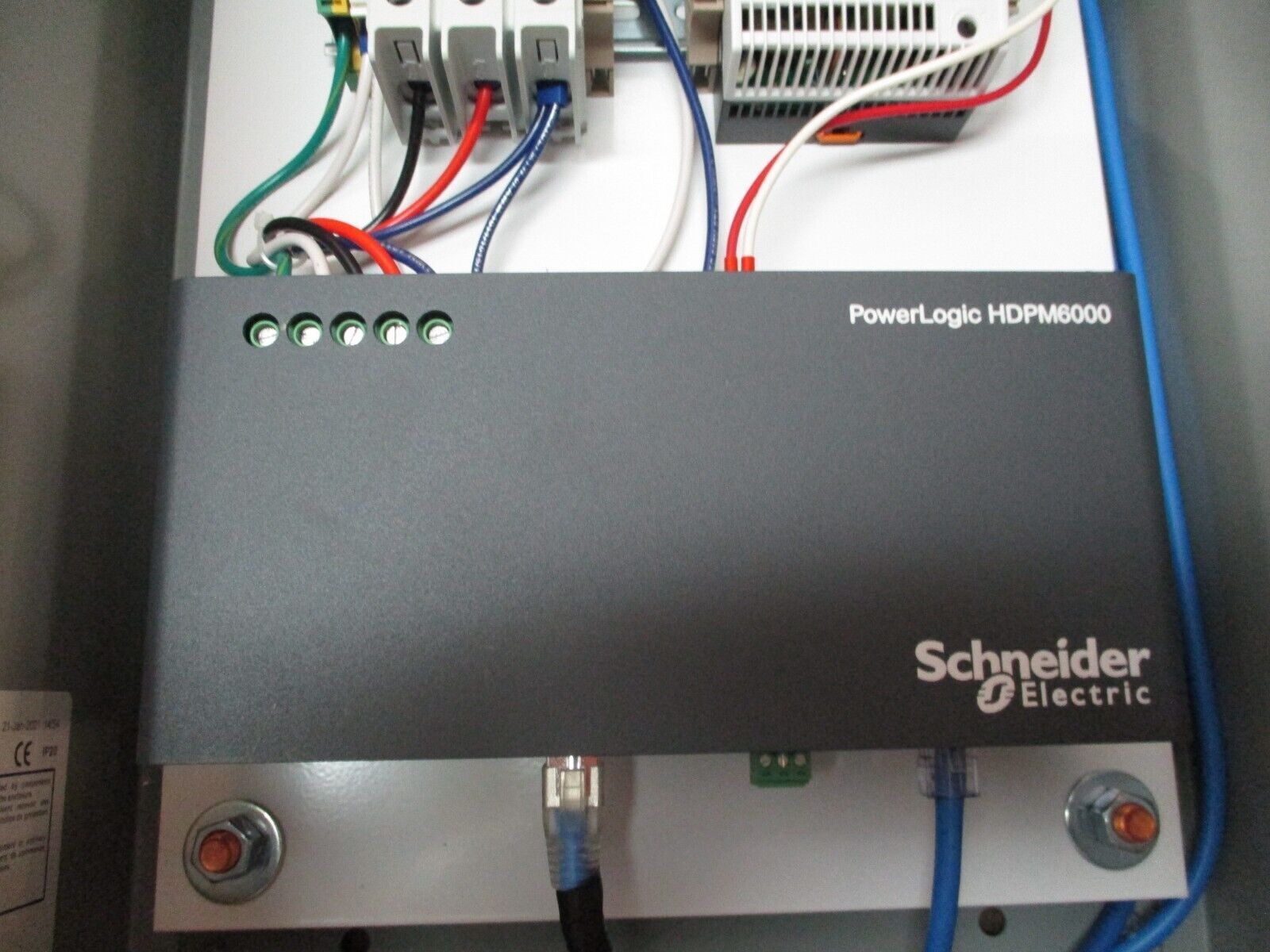 Schneider Electric PowerLogic HDPM6000 Power Meter METSEHDPM6HCLE 120/208V 4A