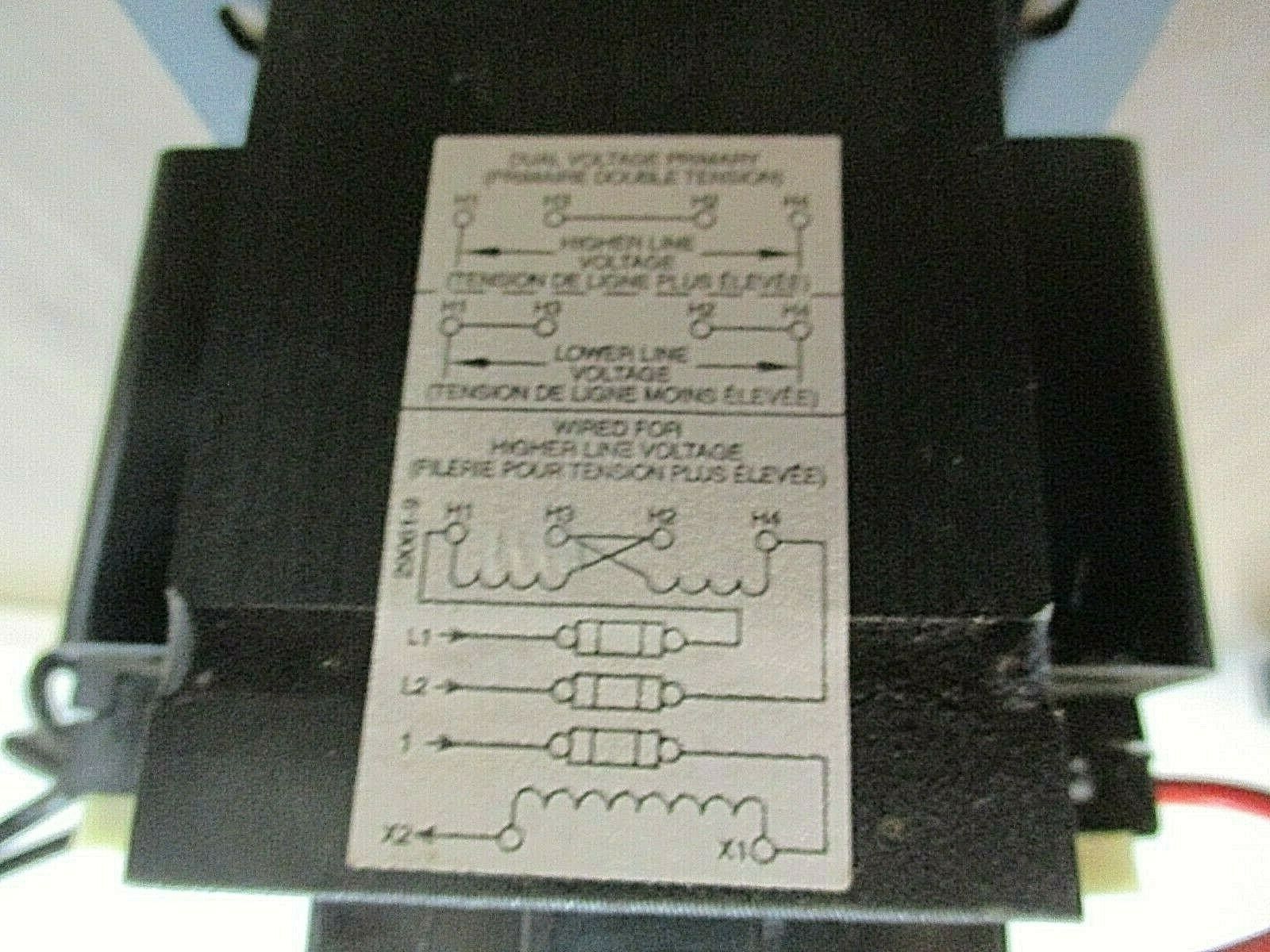 Allen-Bradley Control Transformer 1497-F-BASX-3-N 0.350kVA Pri: 240/480V Used