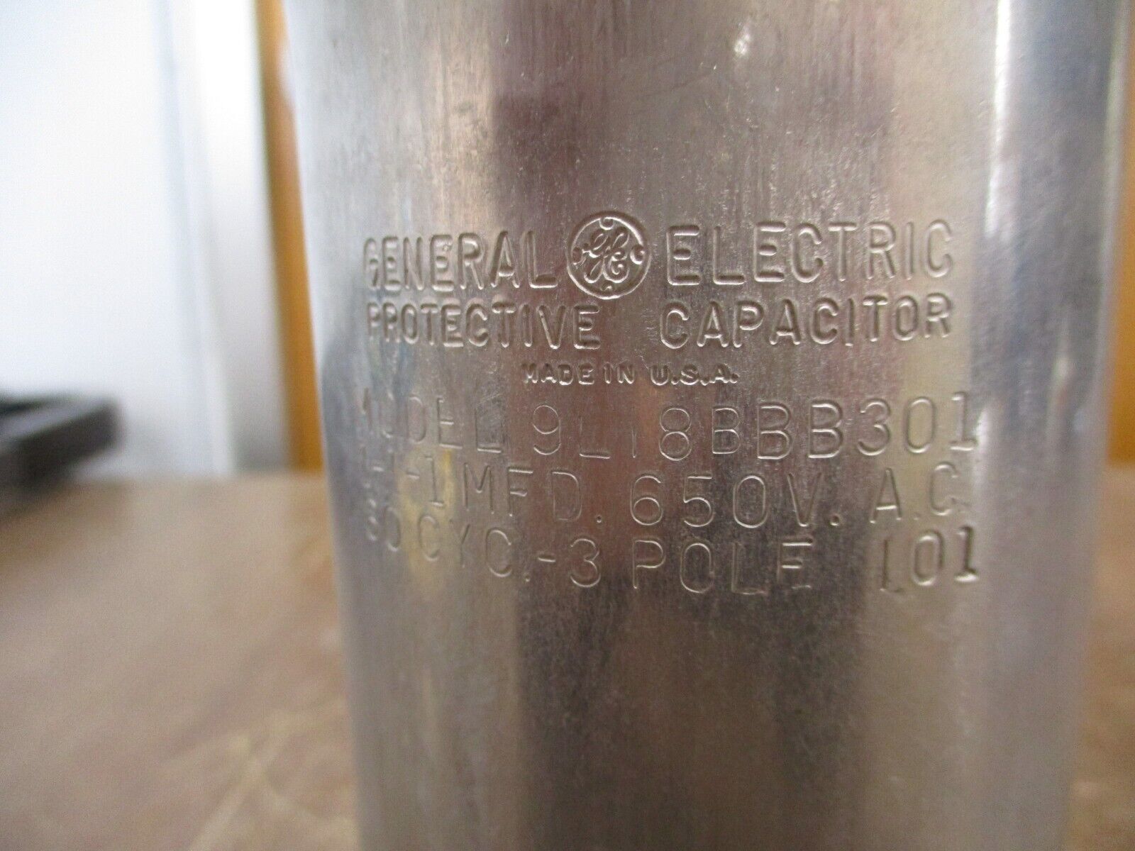 GE Capacitor 9L 8BBB301 650V 60Hz 3P Used