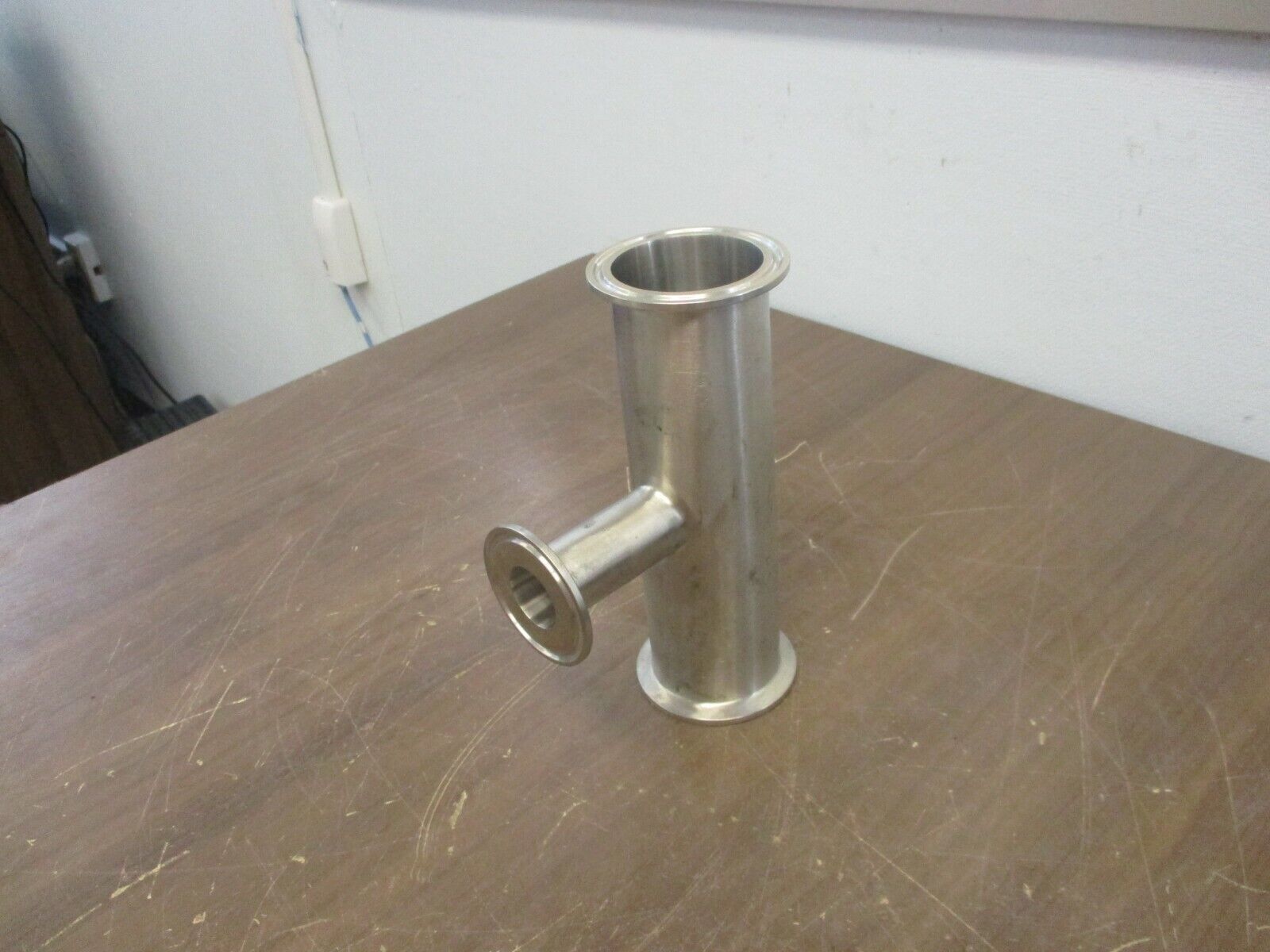 Advance Stainless Steel Sanitary Tee BRA.1.0 (2) 2" Ends (1) 1" End Used