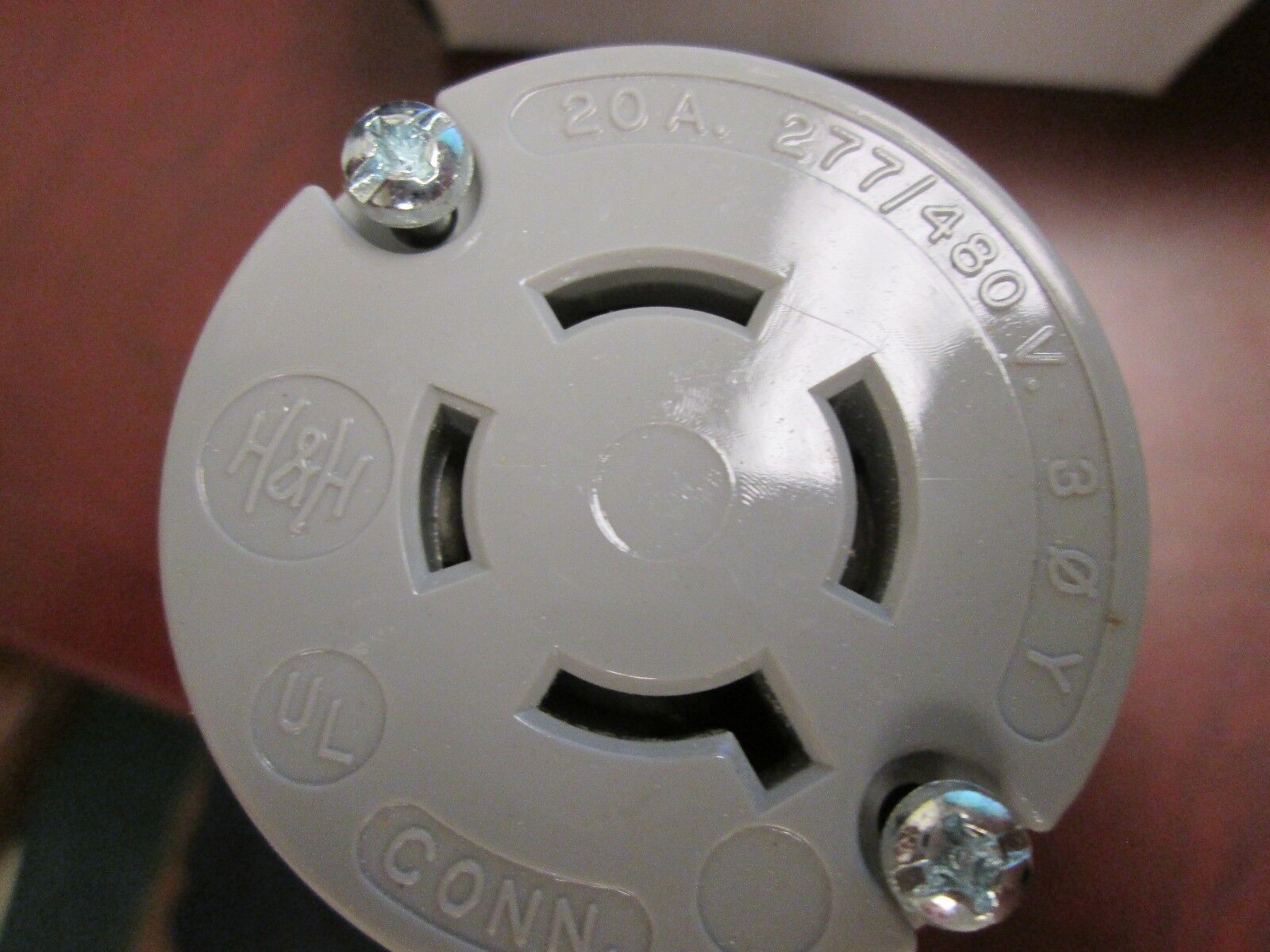 Arrow Hart Connector 6454 20A 277/480V 3PH 4P 4W New Surplus